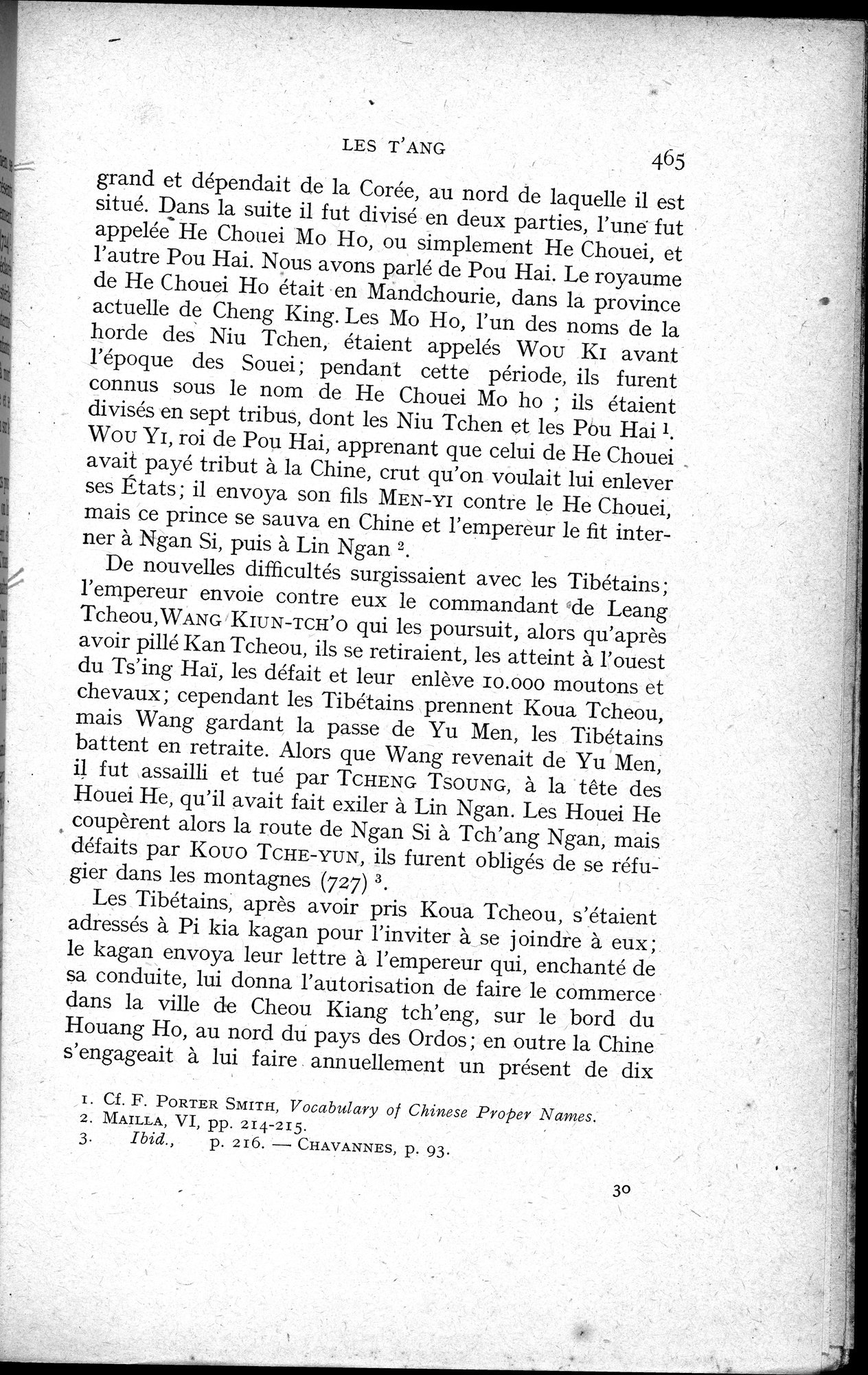 Histoire Générale de la Chine : vol.1 / 467 ページ（白黒高解像度画像）
