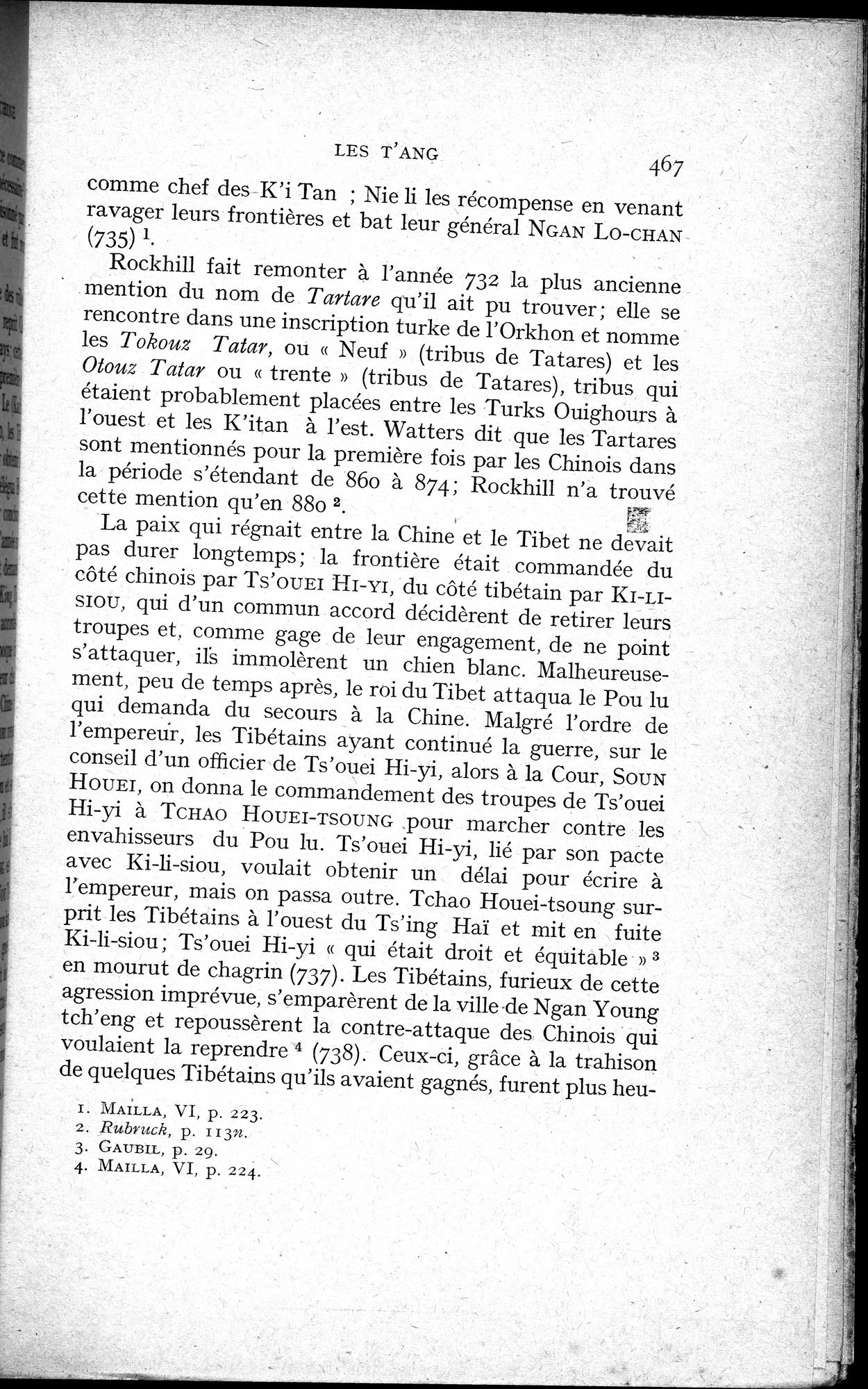 Histoire Générale de la Chine : vol.1 / 469 ページ（白黒高解像度画像）