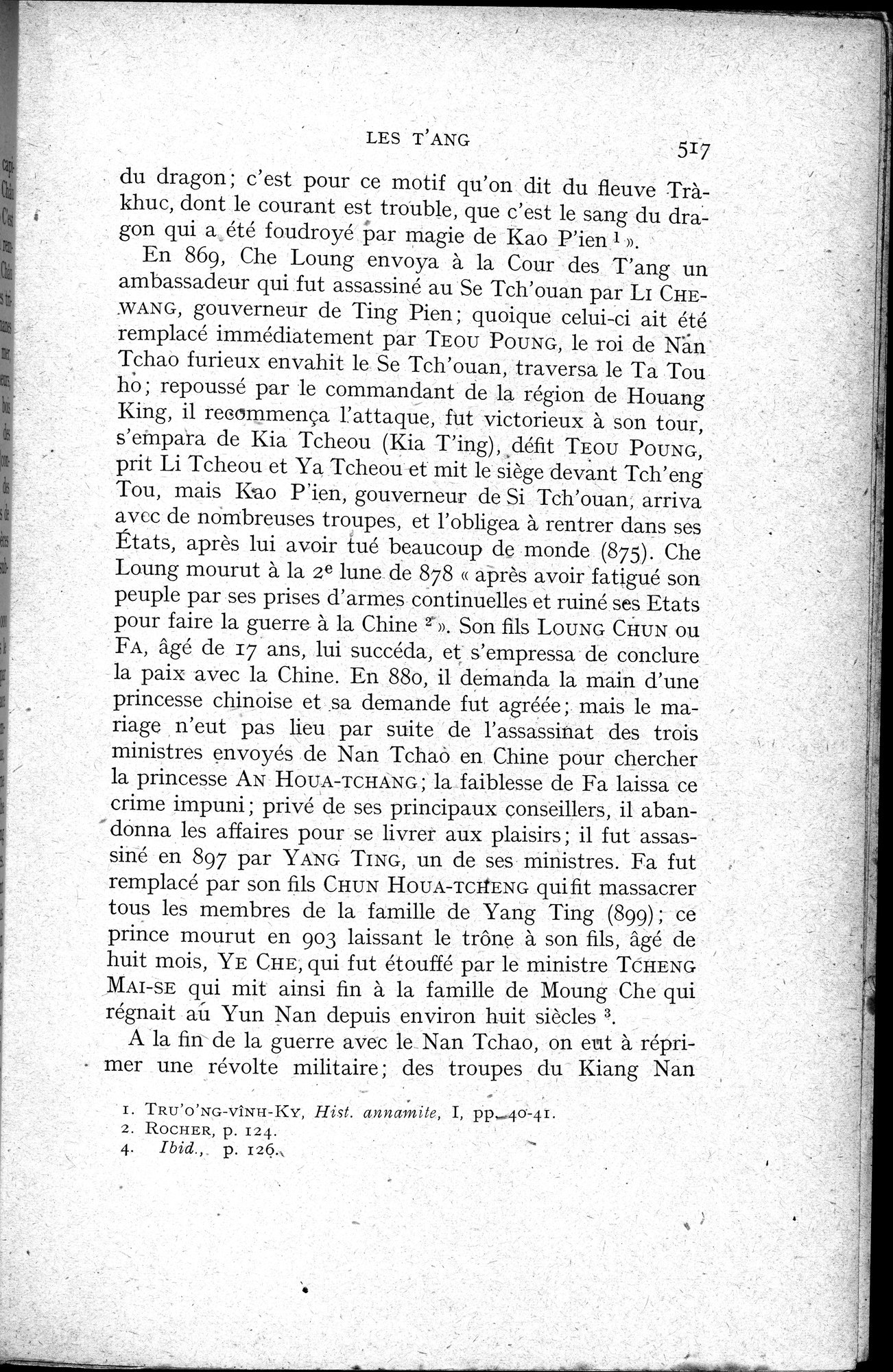 Histoire Générale de la Chine : vol.1 / 519 ページ（白黒高解像度画像）