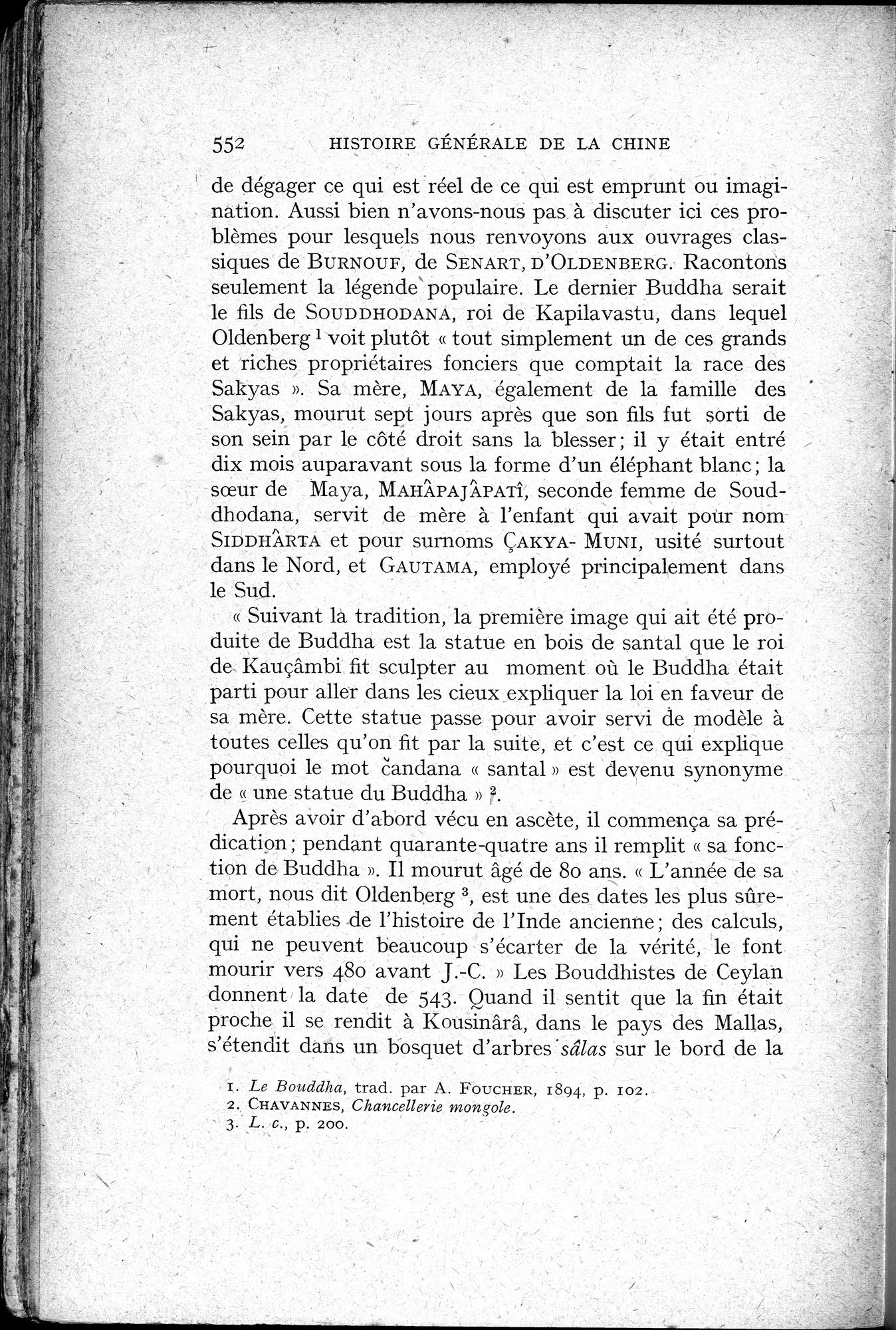 Histoire Générale de la Chine : vol.1 / 554 ページ（白黒高解像度画像）