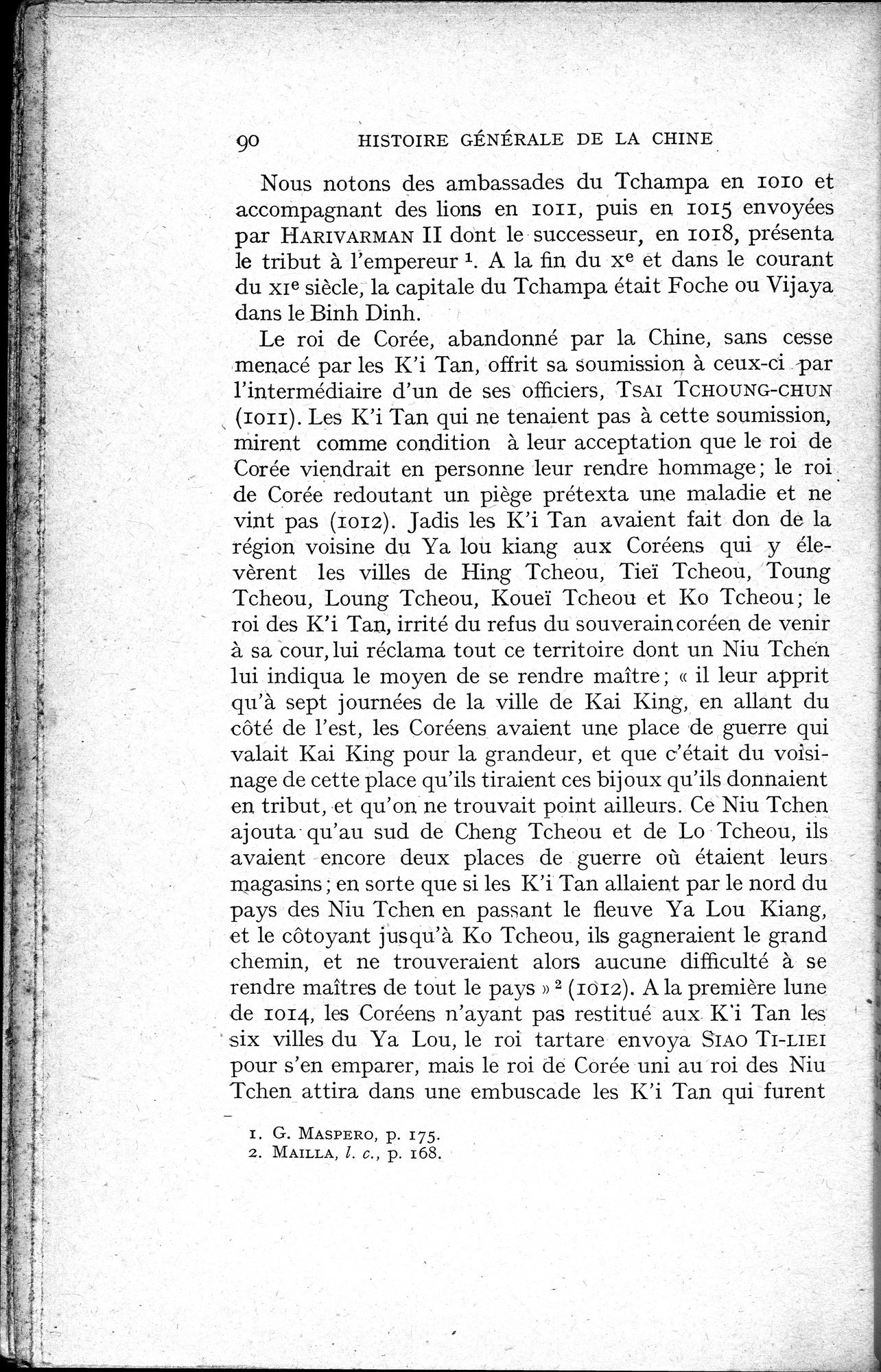 Histoire Générale de la Chine : vol.2 / 92 ページ（白黒高解像度画像）