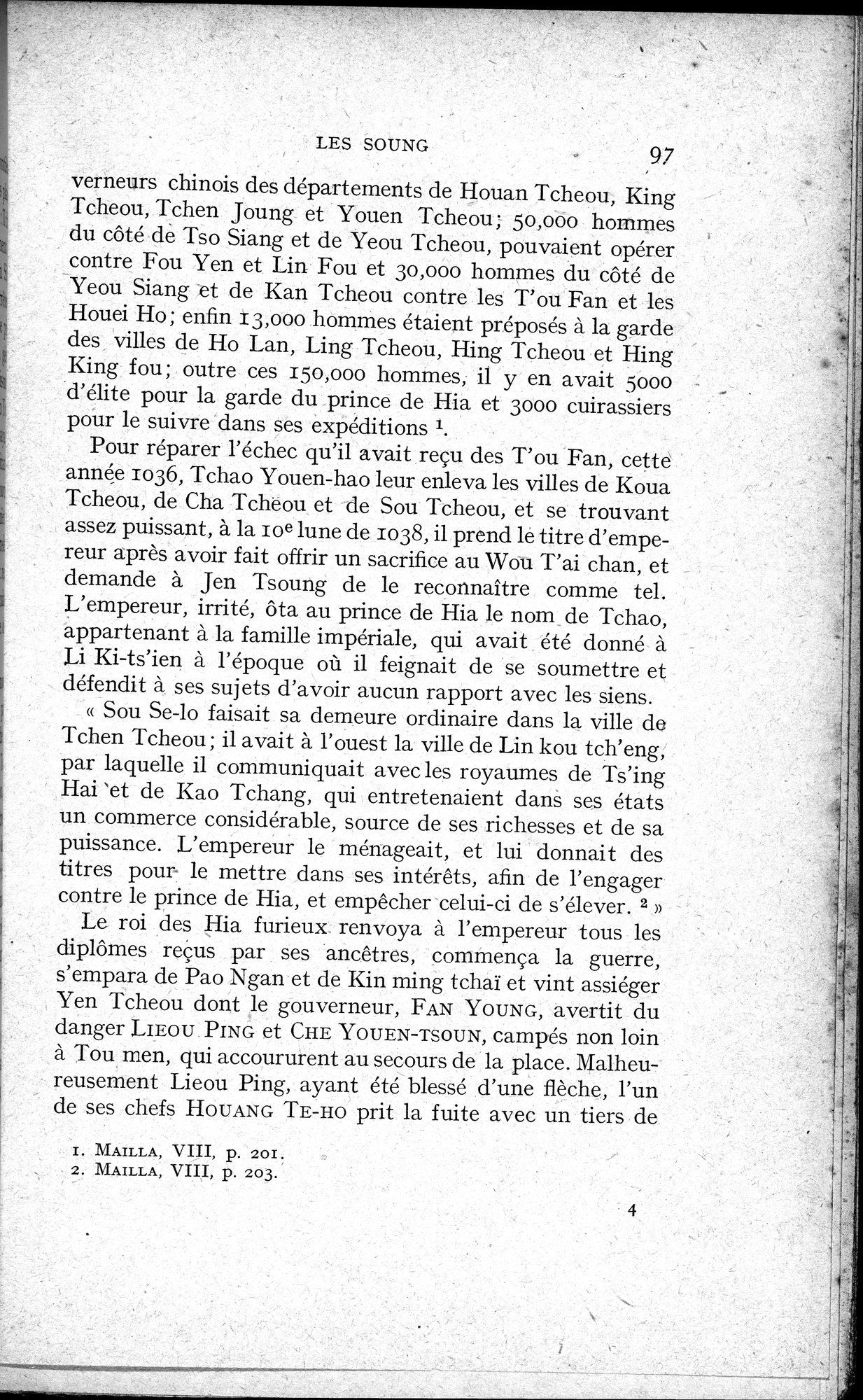 Histoire Générale de la Chine : vol.2 / 99 ページ（白黒高解像度画像）