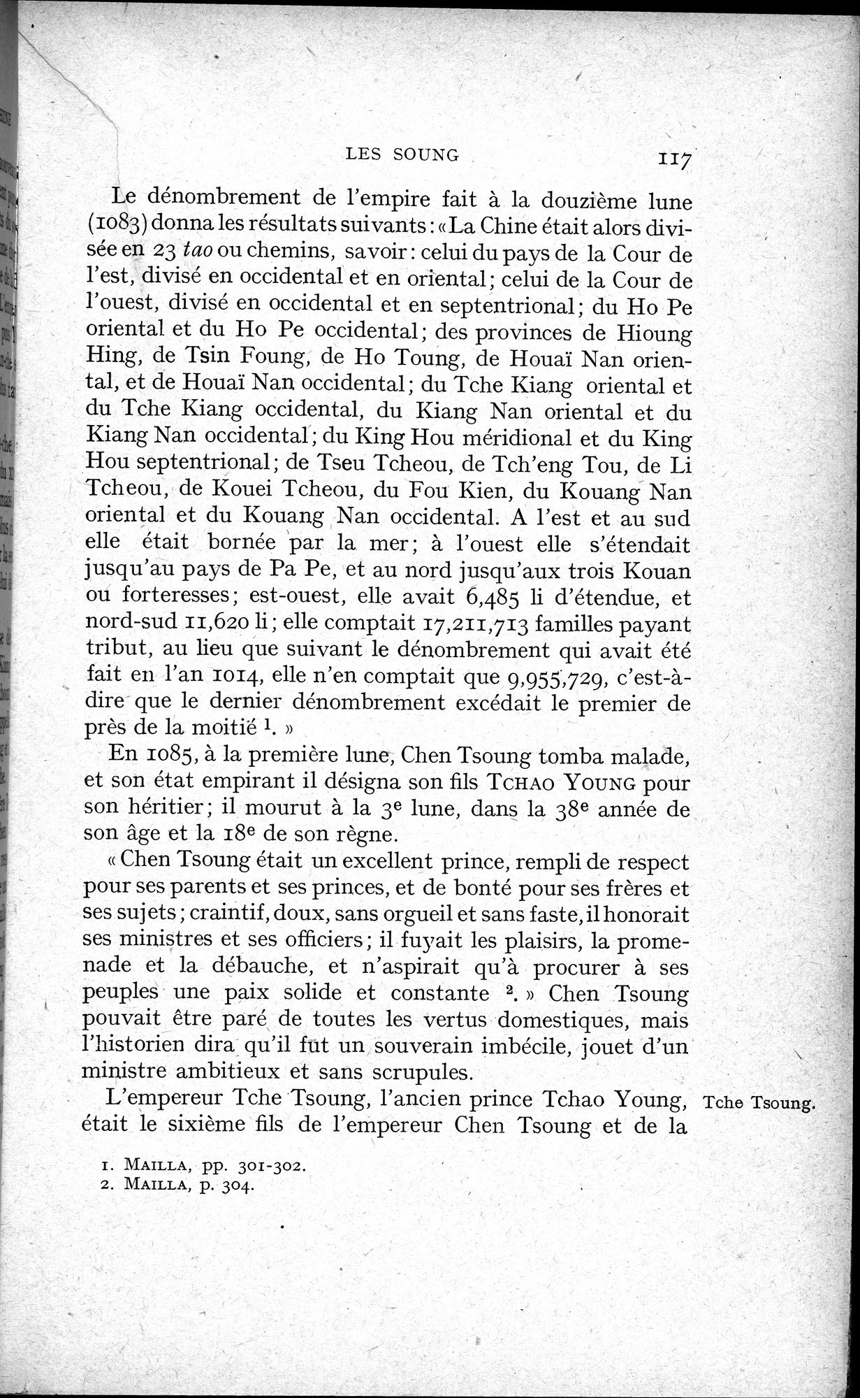 Histoire Générale de la Chine : vol.2 / 119 ページ（白黒高解像度画像）