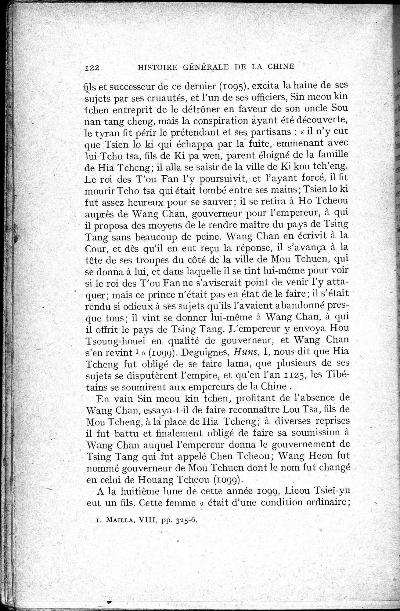 Histoire Générale de la Chine : vol.2 / Page 124 (Grayscale High Resolution Image)