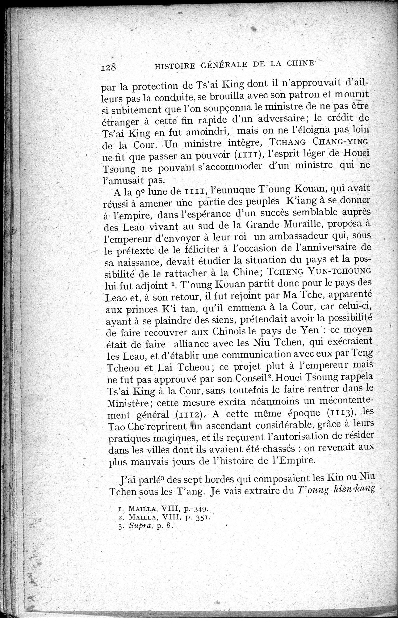 Histoire Générale de la Chine : vol.2 / 130 ページ（白黒高解像度画像）