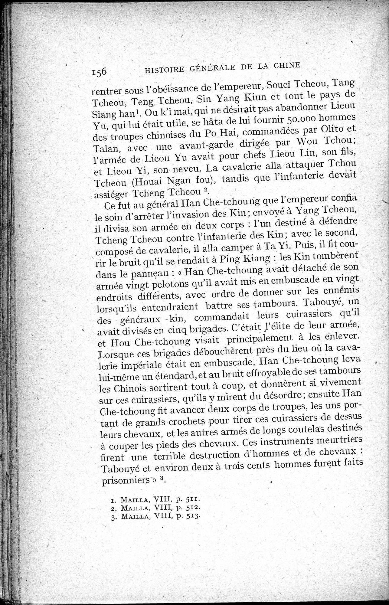 Histoire Générale de la Chine : vol.2 / 158 ページ（白黒高解像度画像）