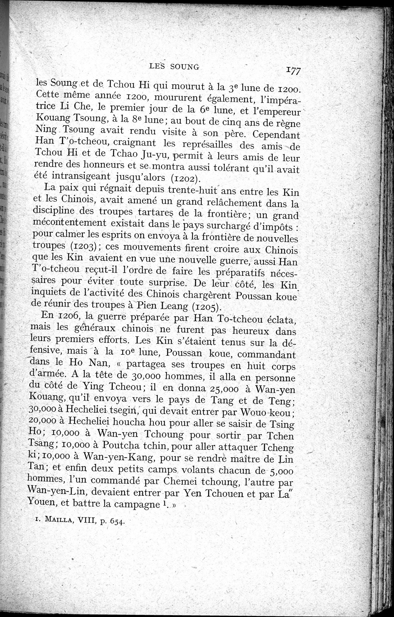 Histoire Générale de la Chine : vol.2 / 179 ページ（白黒高解像度画像）