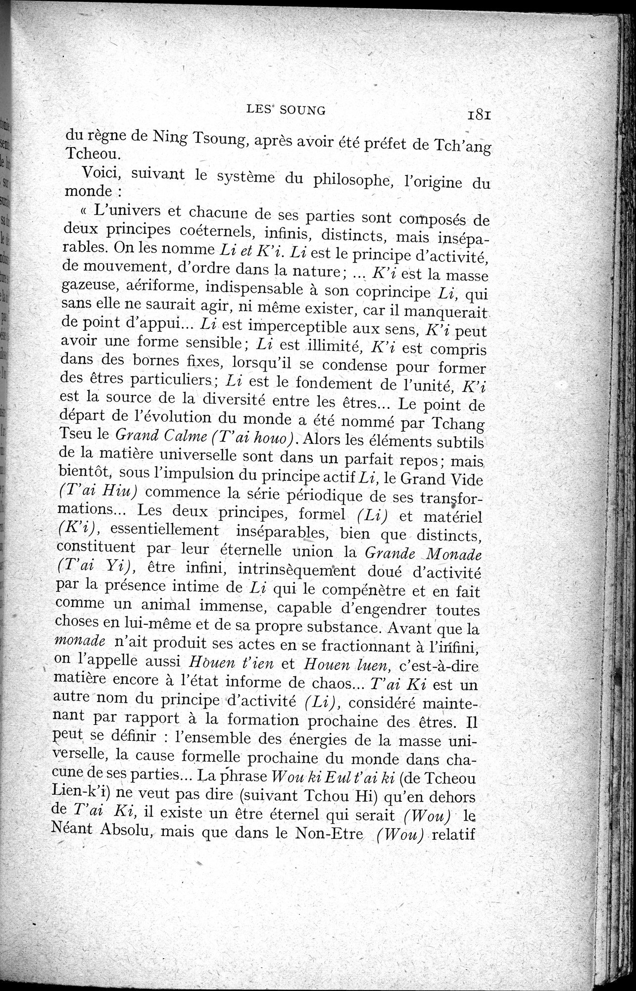 Histoire Générale de la Chine : vol.2 / 183 ページ（白黒高解像度画像）