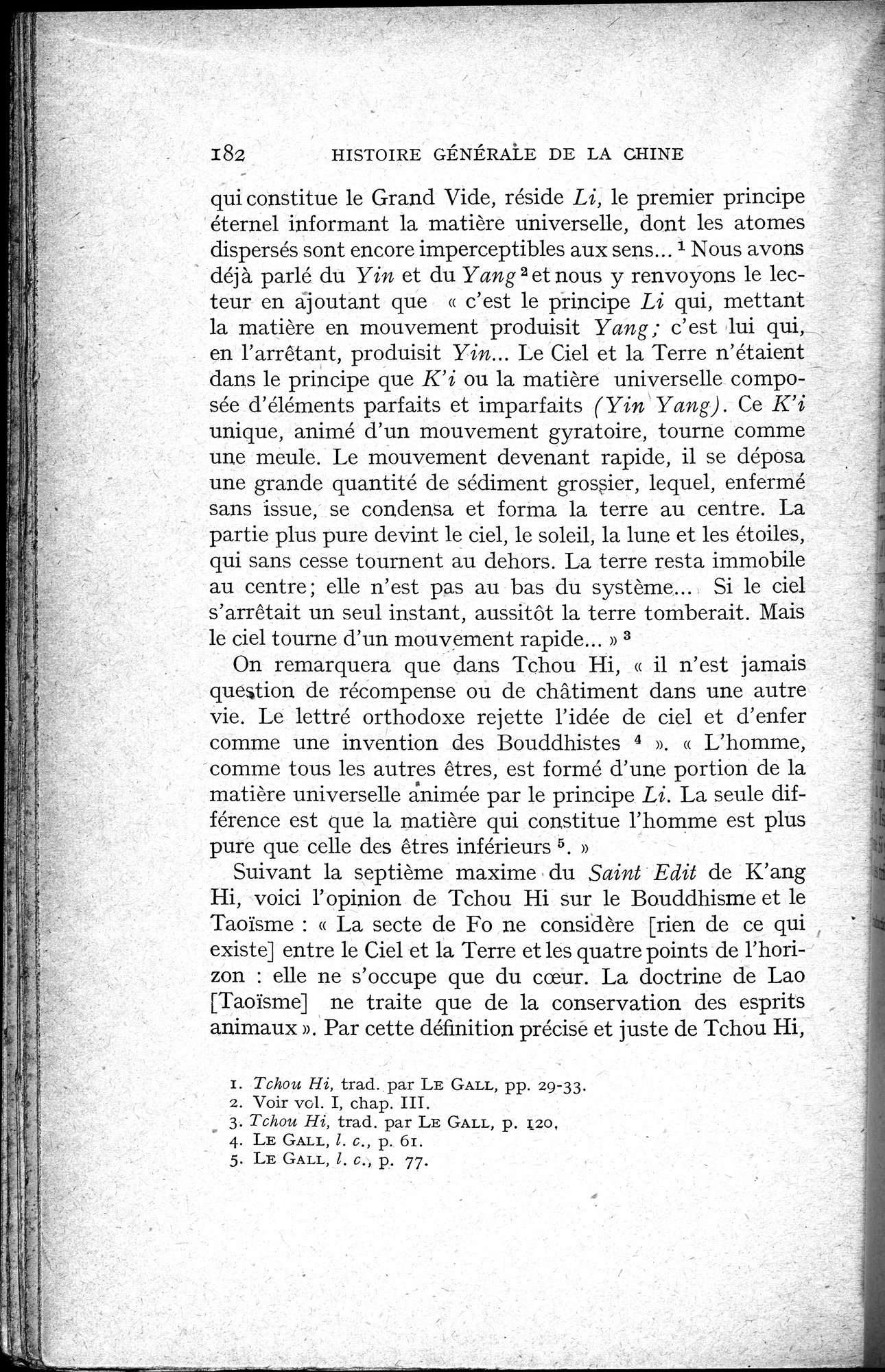 Histoire Générale de la Chine : vol.2 / 184 ページ（白黒高解像度画像）