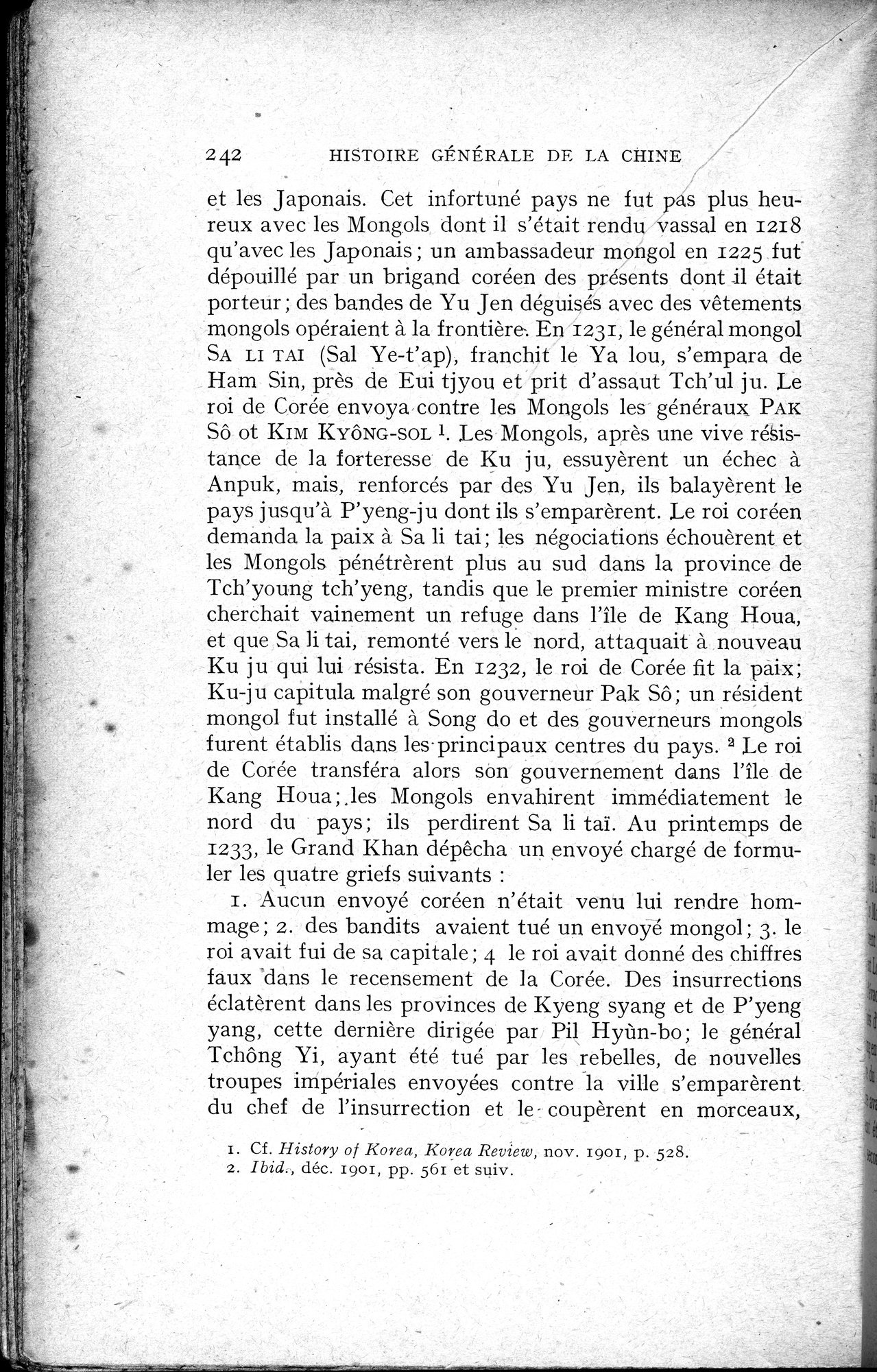 Histoire Générale de la Chine : vol.2 / Page 244 (Grayscale High Resolution Image)