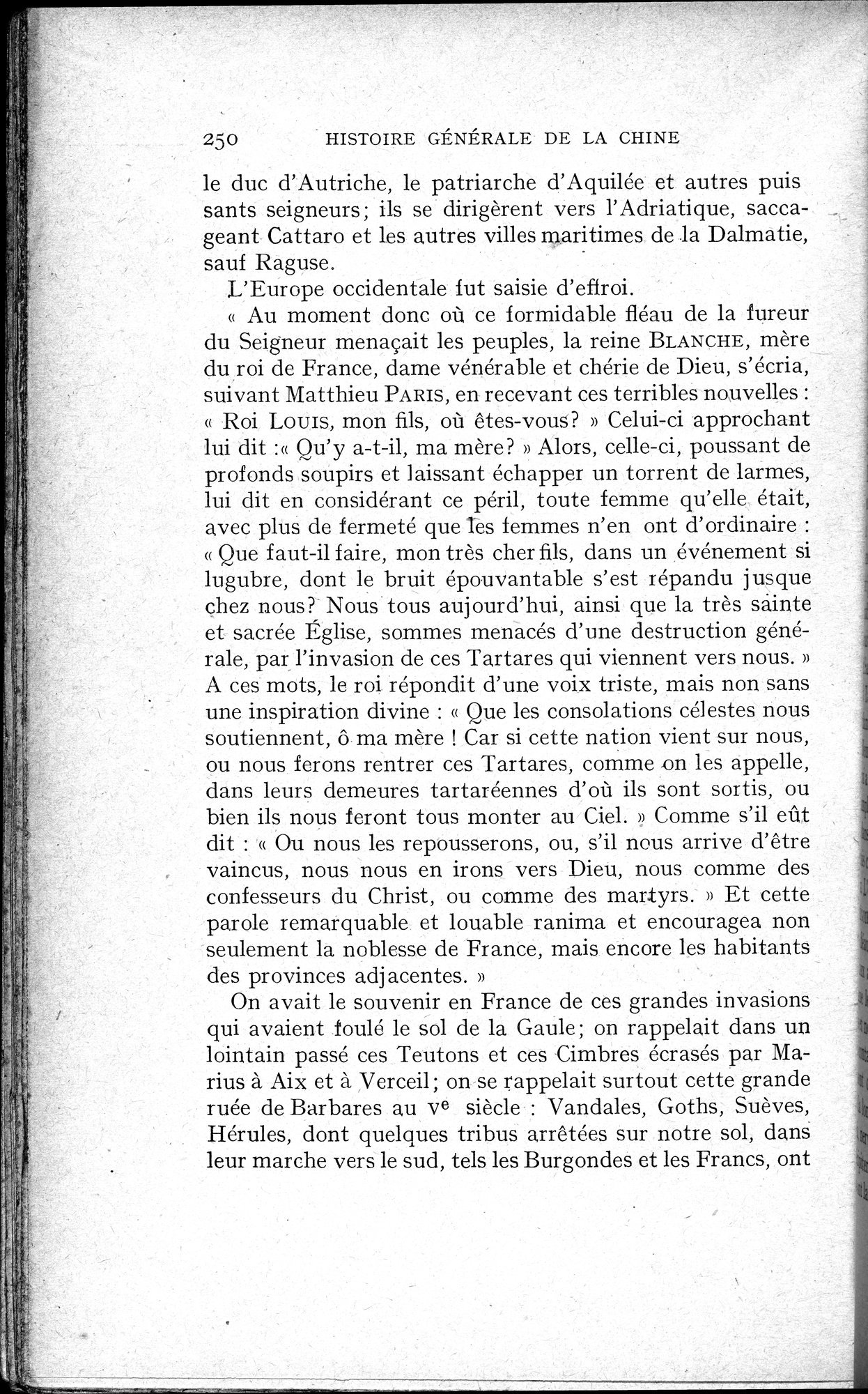 Histoire Générale de la Chine : vol.2 / 252 ページ（白黒高解像度画像）