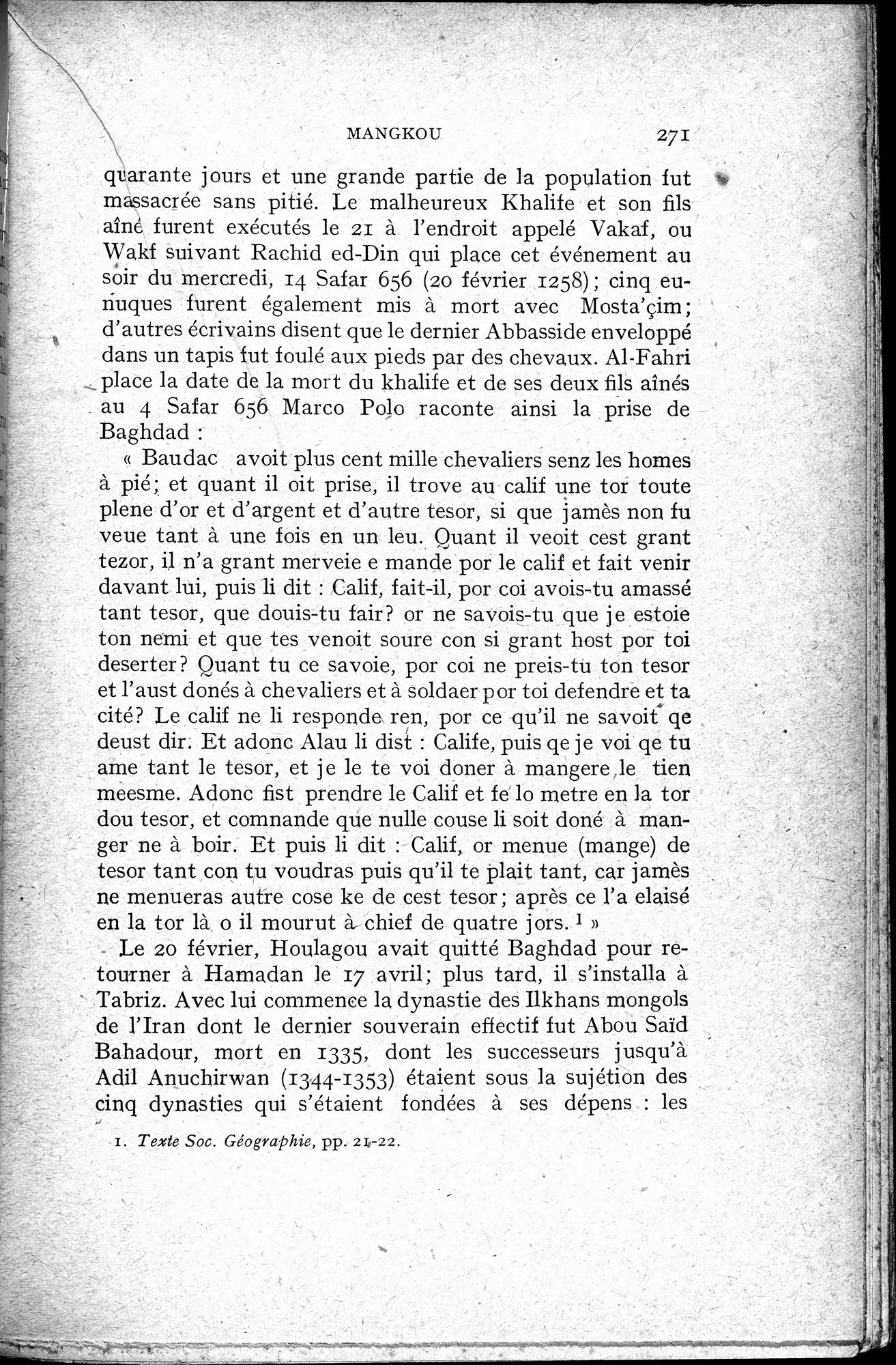 Histoire Générale de la Chine : vol.2 / 273 ページ（白黒高解像度画像）