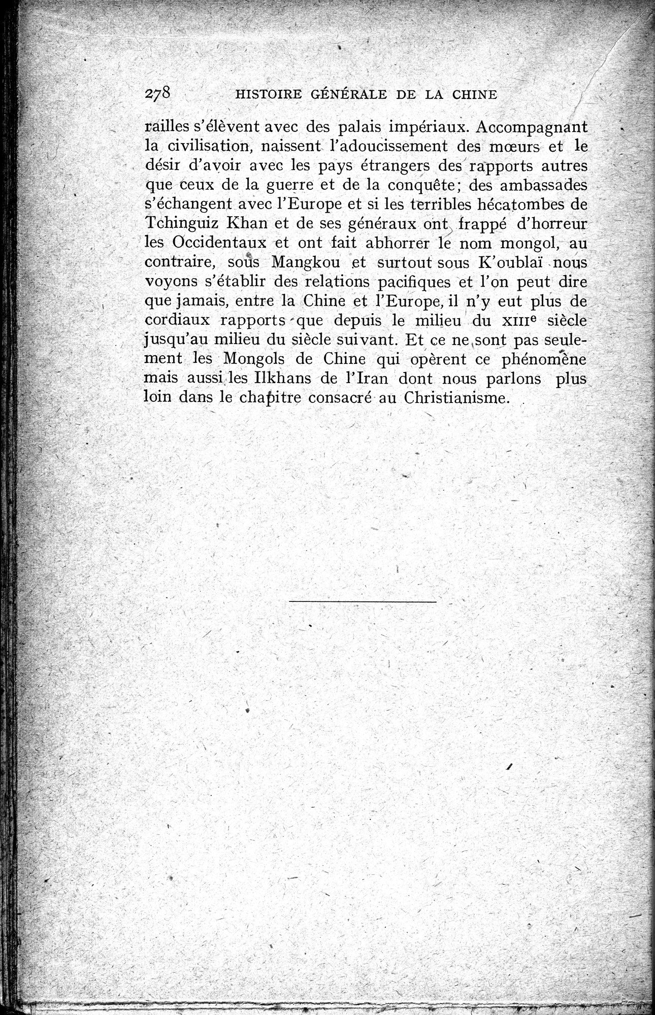 Histoire Générale de la Chine : vol.2 / 280 ページ（白黒高解像度画像）