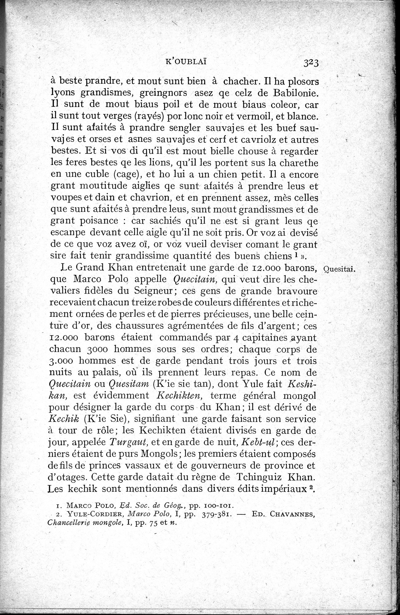 Histoire Générale de la Chine : vol.2 / 325 ページ（白黒高解像度画像）