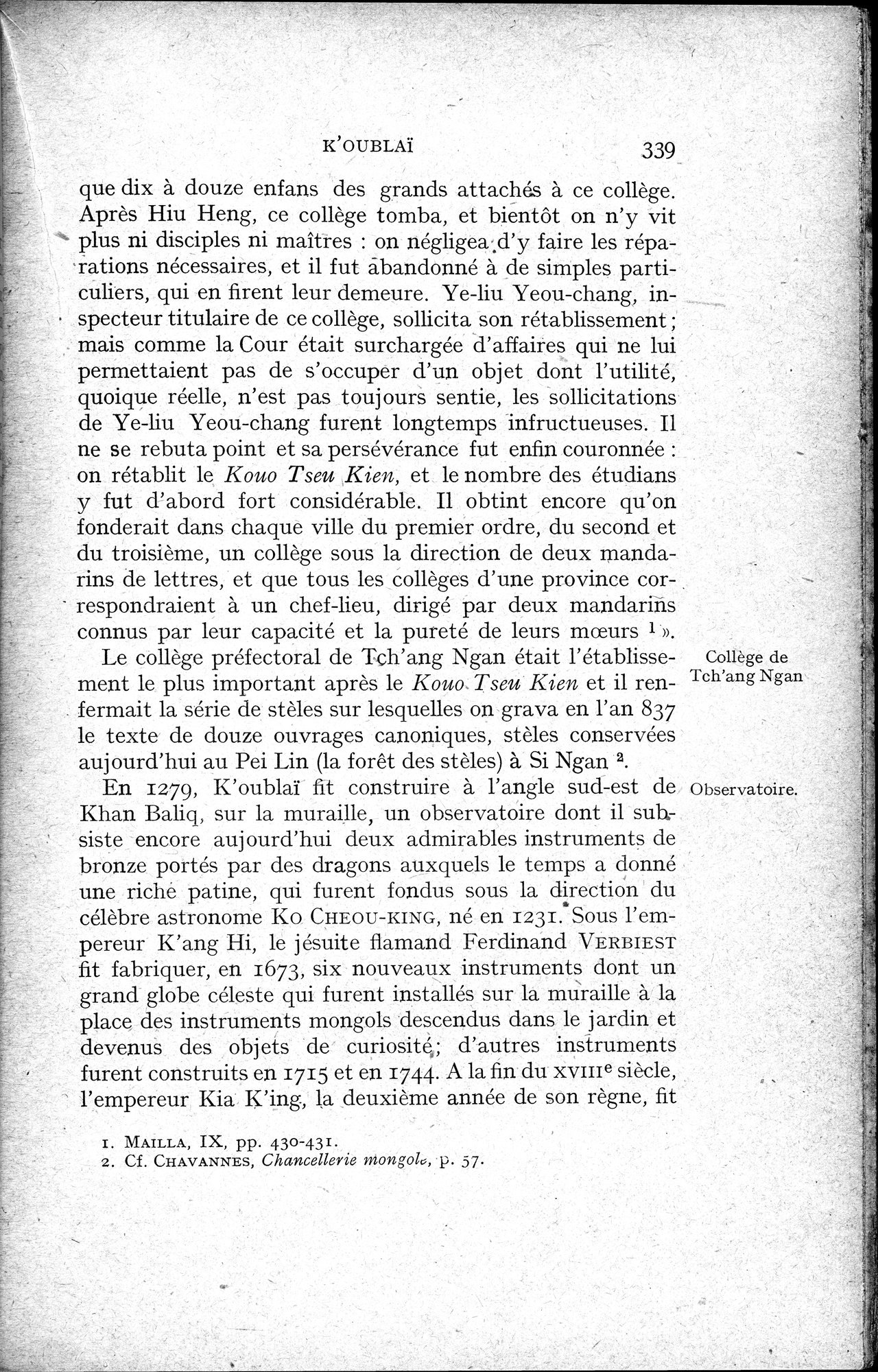 Histoire Générale de la Chine : vol.2 / 341 ページ（白黒高解像度画像）