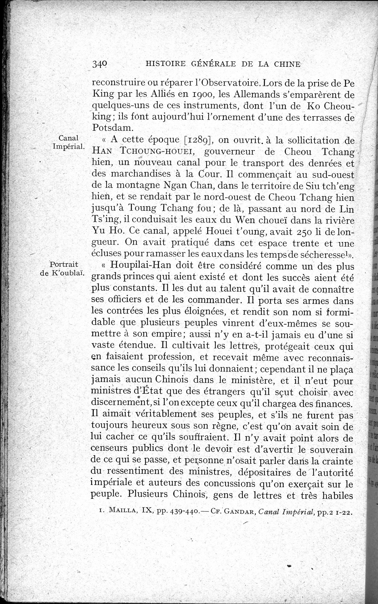 Histoire Générale de la Chine : vol.2 / 342 ページ（白黒高解像度画像）