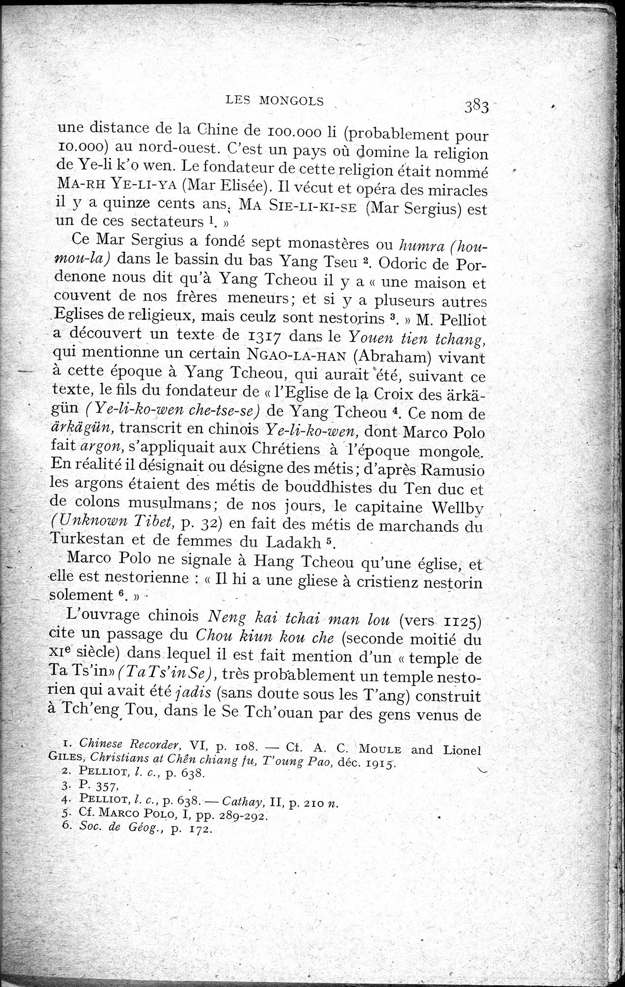Histoire Générale de la Chine : vol.2 / 385 ページ（白黒高解像度画像）