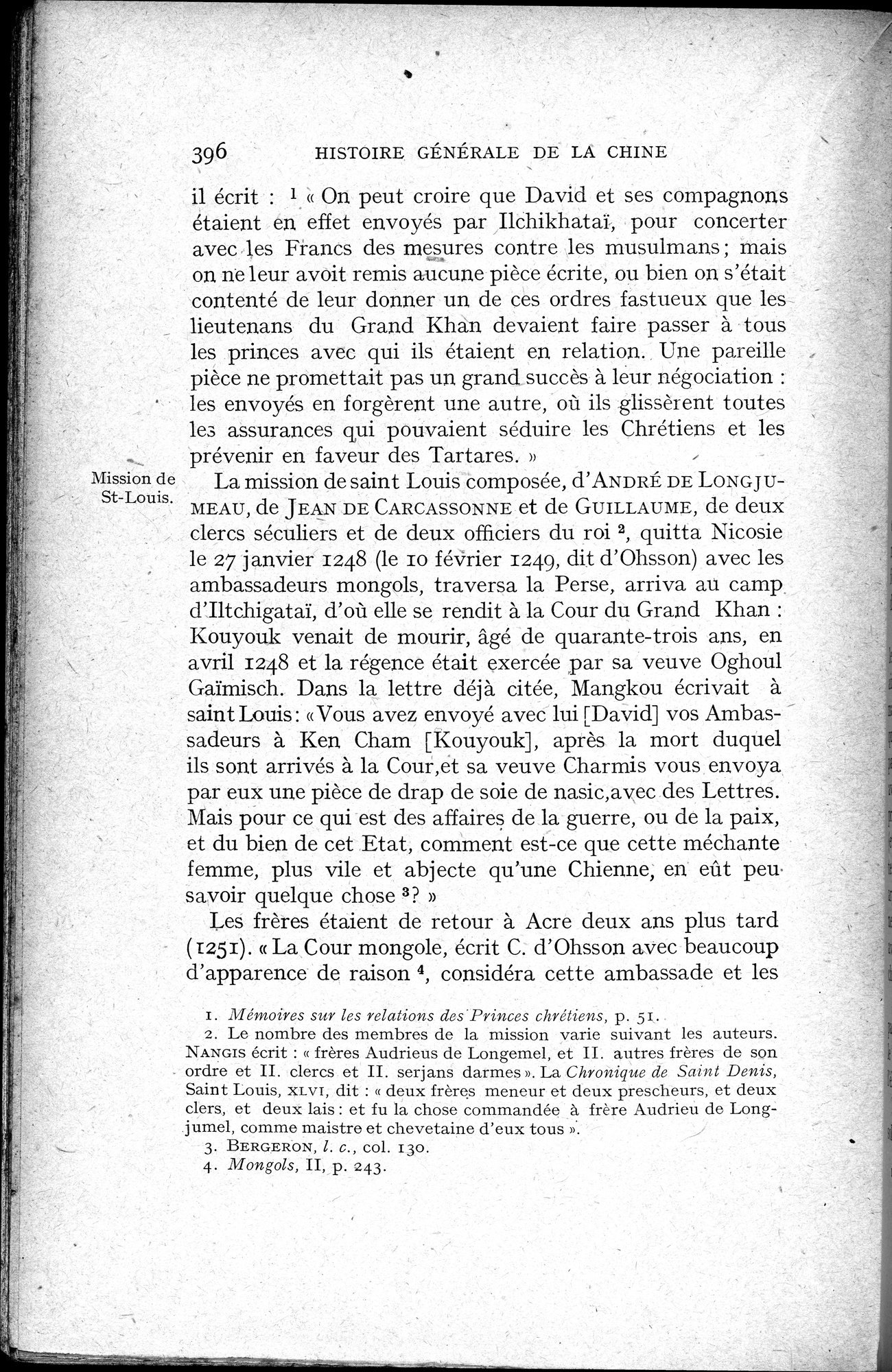 Histoire Générale de la Chine : vol.2 / 398 ページ（白黒高解像度画像）