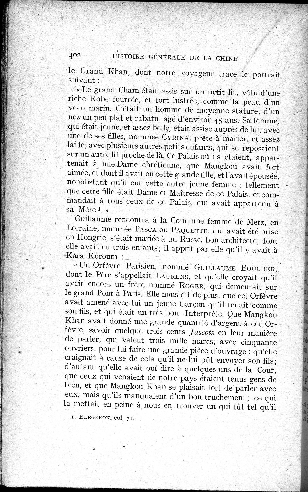 Histoire Générale de la Chine : vol.2 / 404 ページ（白黒高解像度画像）