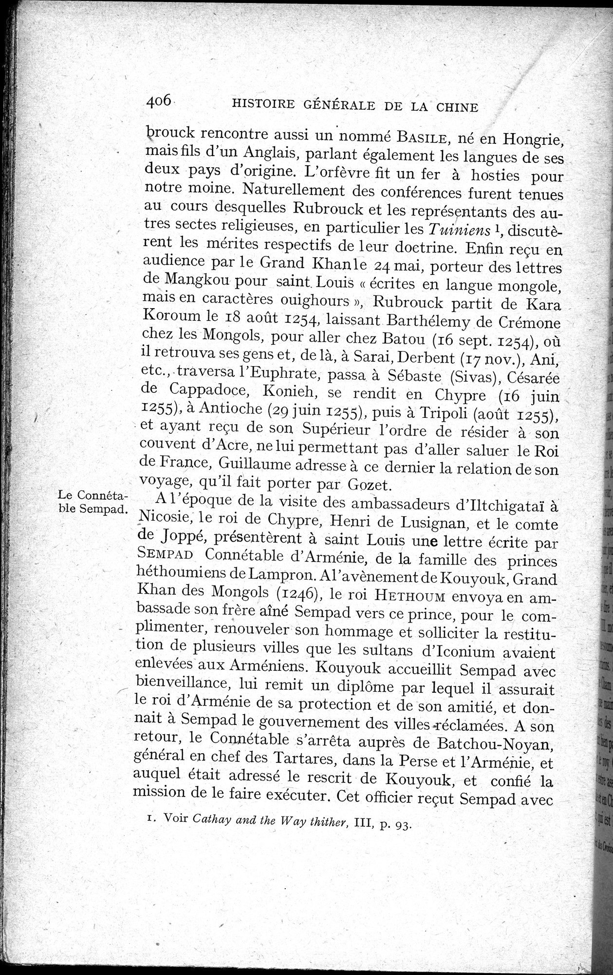Histoire Générale de la Chine : vol.2 / 408 ページ（白黒高解像度画像）