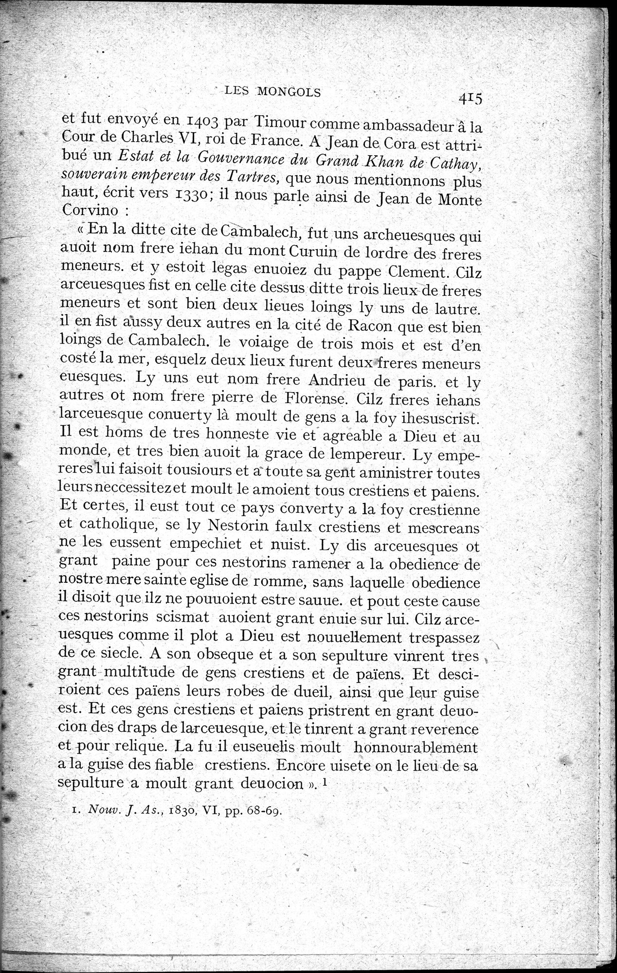 Histoire Générale de la Chine : vol.2 / 417 ページ（白黒高解像度画像）
