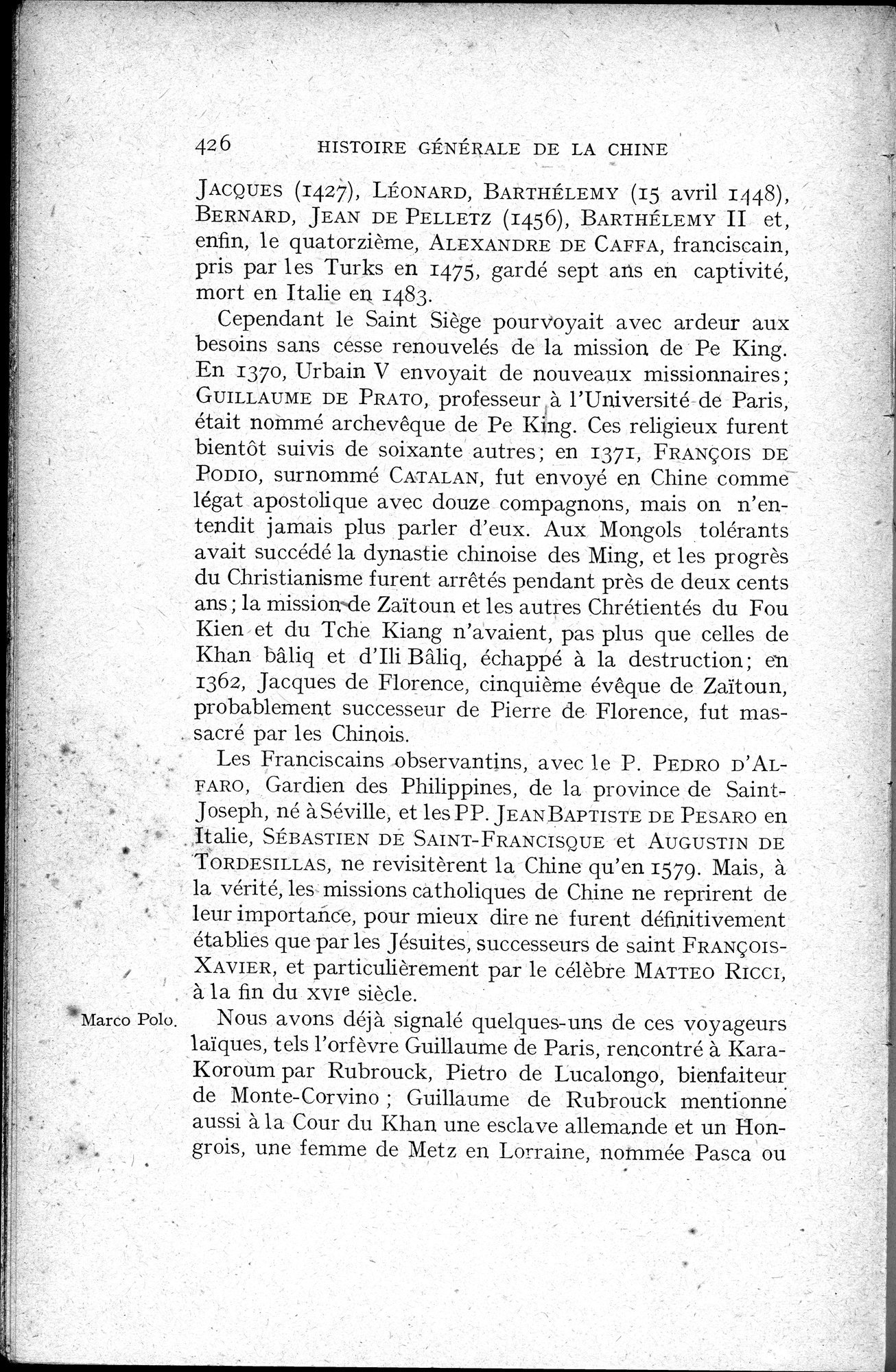 Histoire Générale de la Chine : vol.2 / 428 ページ（白黒高解像度画像）