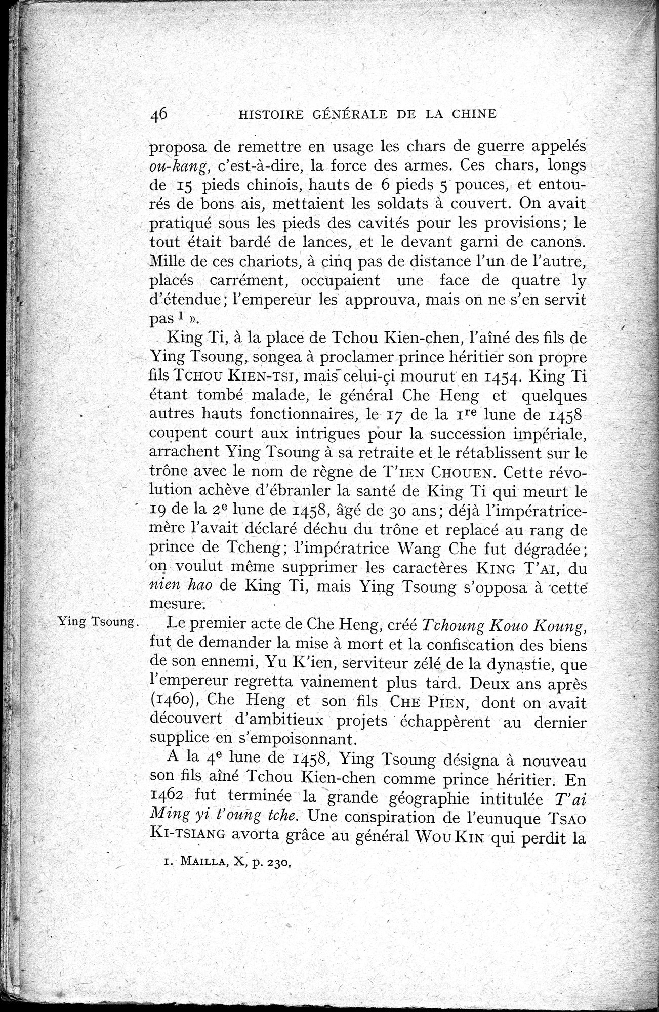 Histoire Générale de la Chine : vol.3 / 48 ページ（白黒高解像度画像）