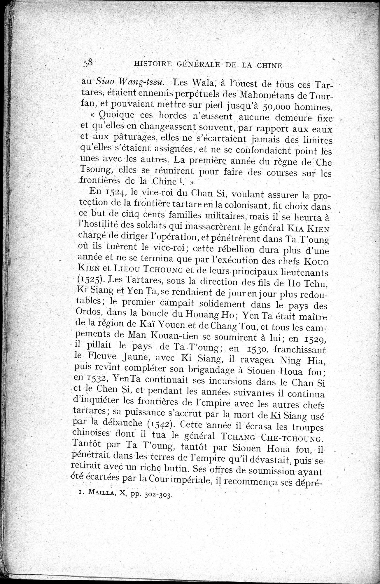 Histoire Générale de la Chine : vol.3 / 60 ページ（白黒高解像度画像）