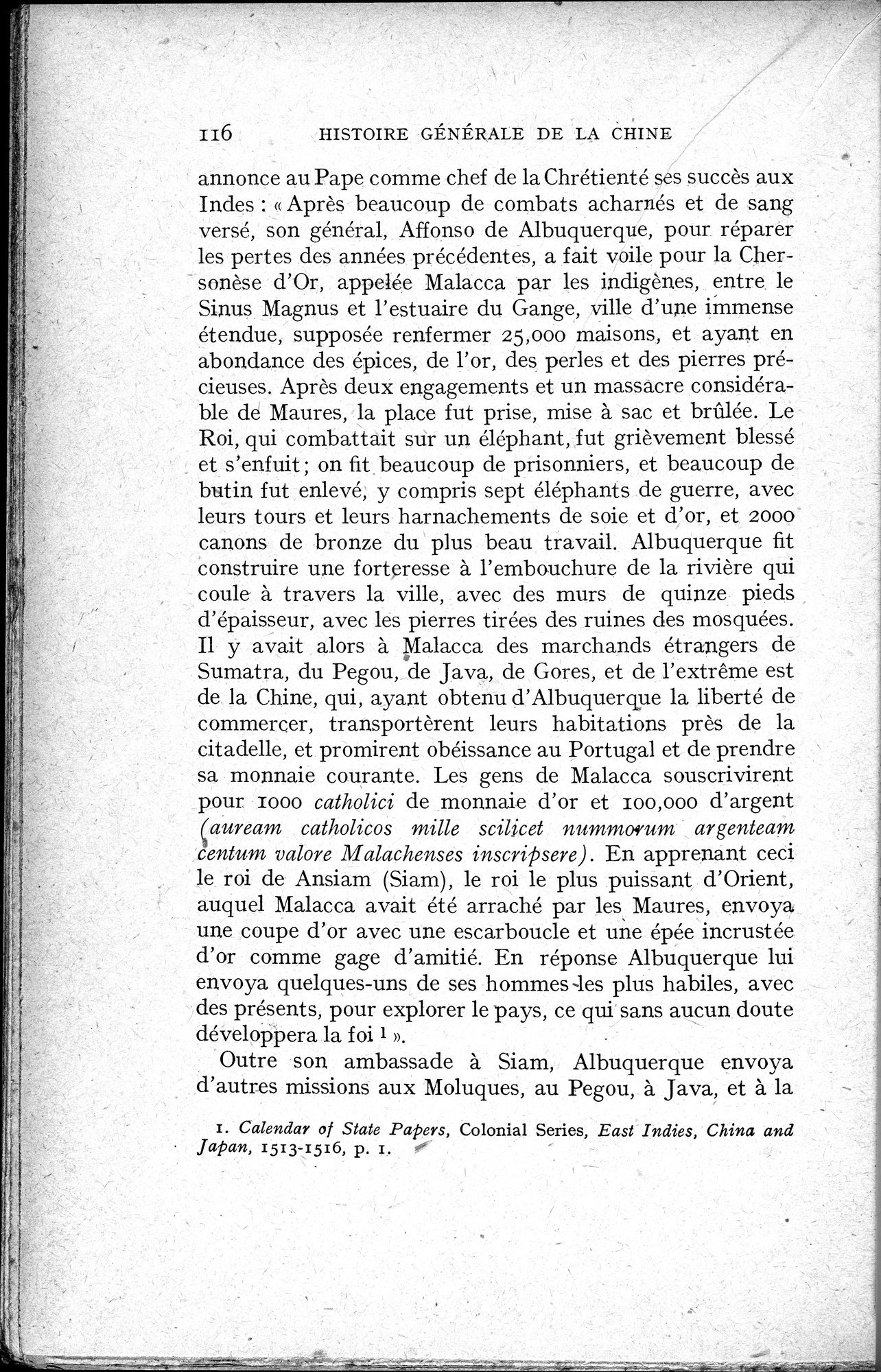 Histoire Générale de la Chine : vol.3 / 118 ページ（白黒高解像度画像）