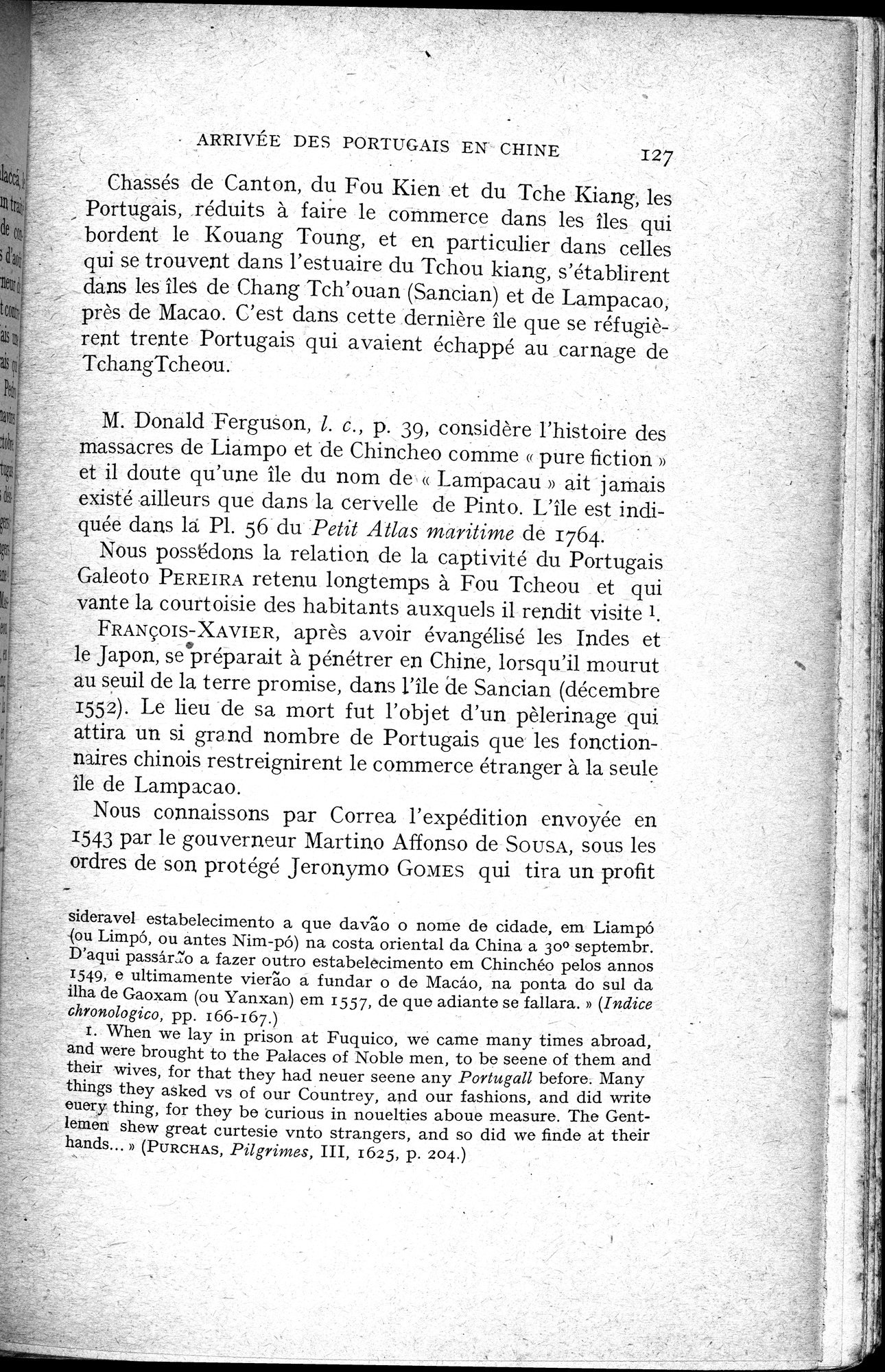 Histoire Générale de la Chine : vol.3 / 129 ページ（白黒高解像度画像）