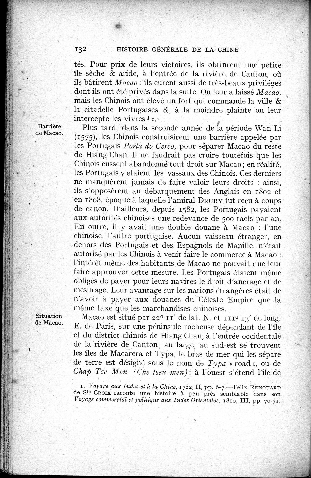 Histoire Générale de la Chine : vol.3 / 134 ページ（白黒高解像度画像）
