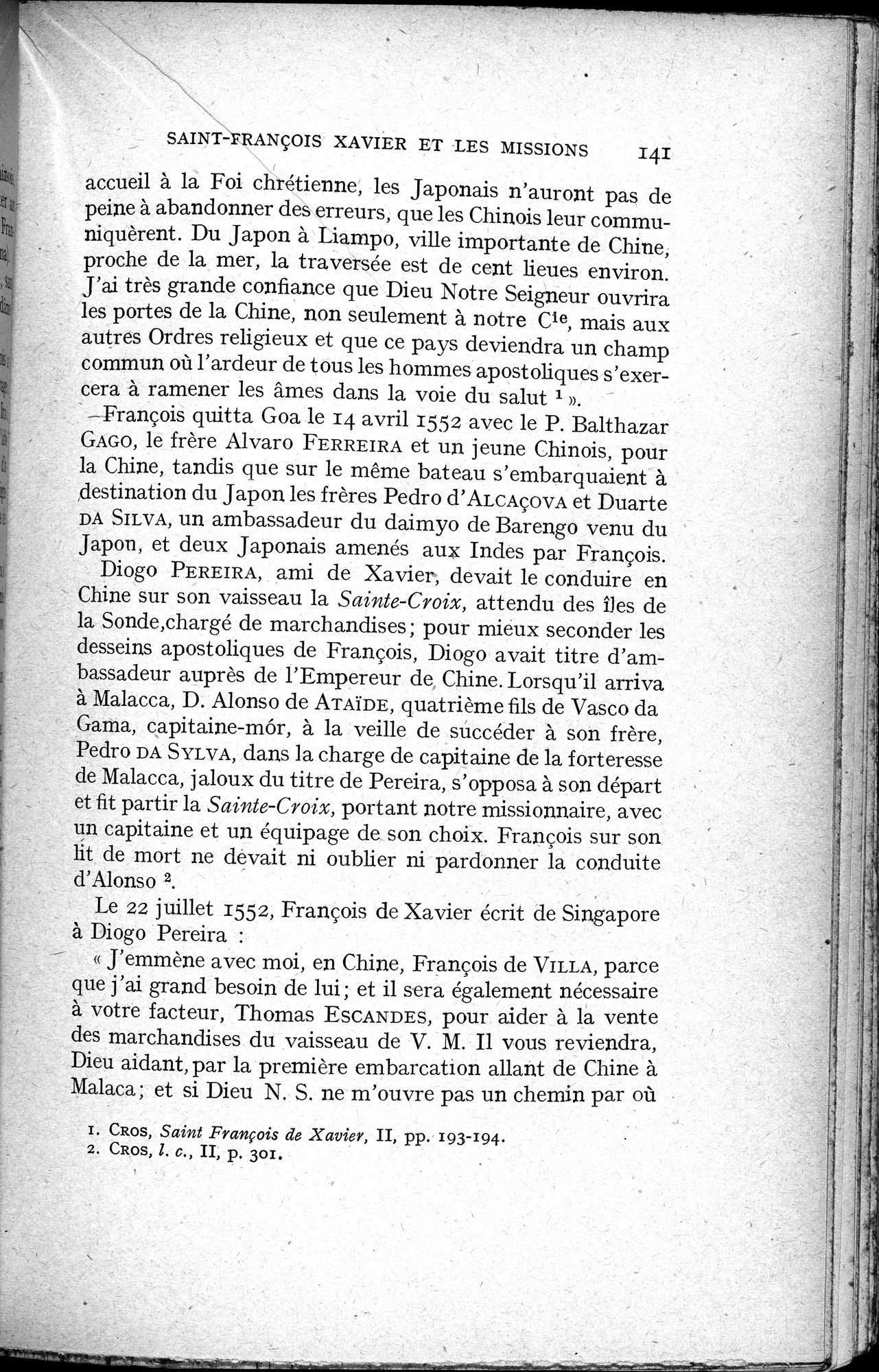 Histoire Générale de la Chine : vol.3 / 143 ページ（白黒高解像度画像）