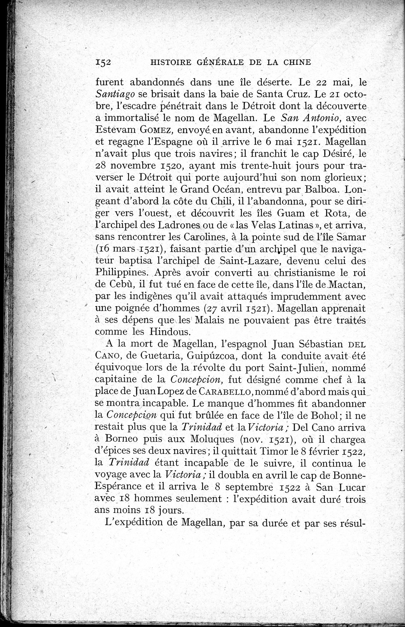 Histoire Générale de la Chine : vol.3 / 154 ページ（白黒高解像度画像）