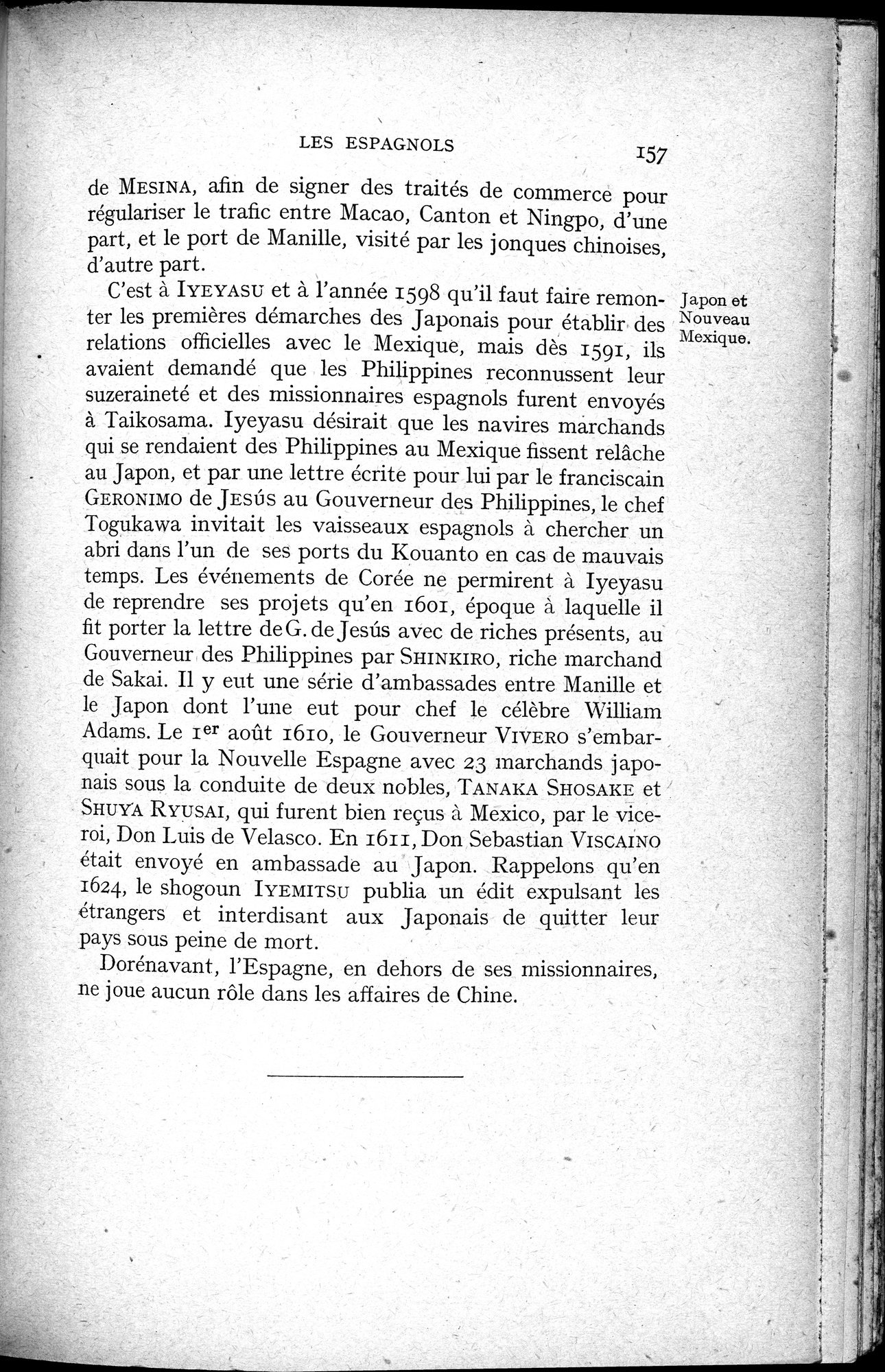 Histoire Générale de la Chine : vol.3 / 159 ページ（白黒高解像度画像）