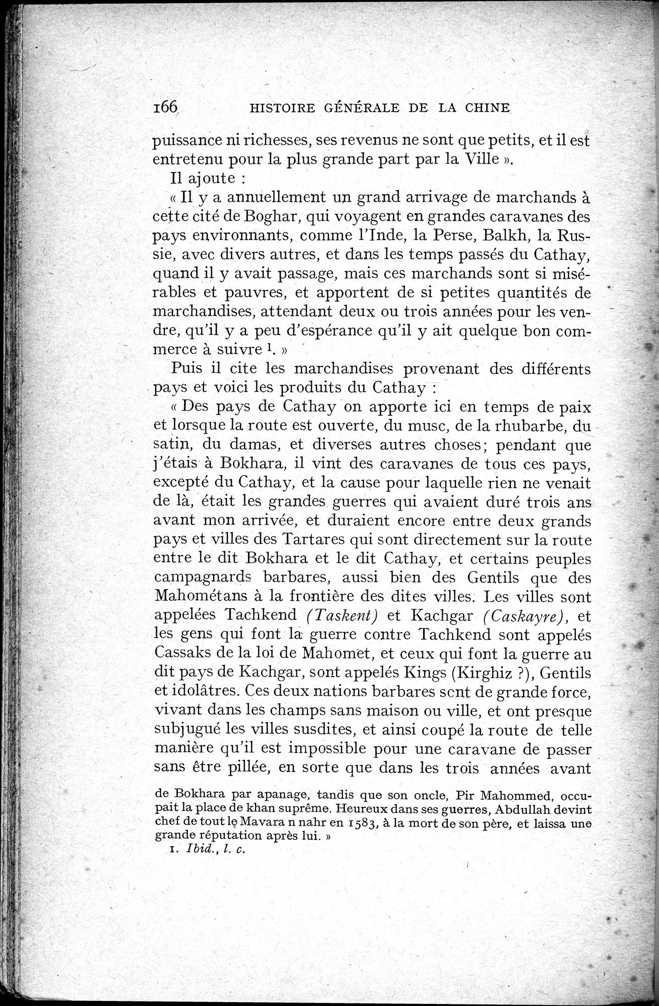 Histoire Générale de la Chine : vol.3 / 168 ページ（白黒高解像度画像）