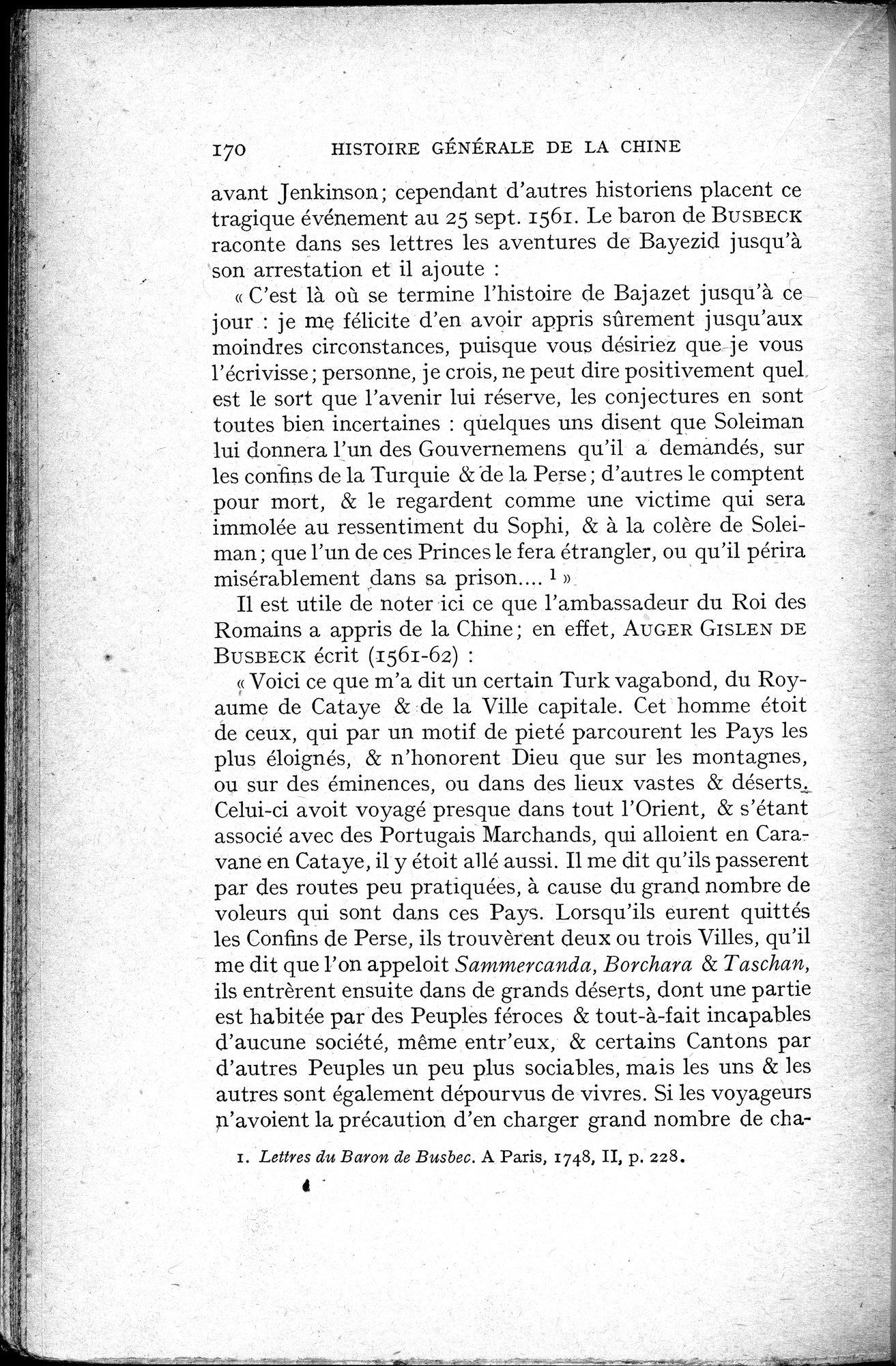 Histoire Générale de la Chine : vol.3 / 172 ページ（白黒高解像度画像）