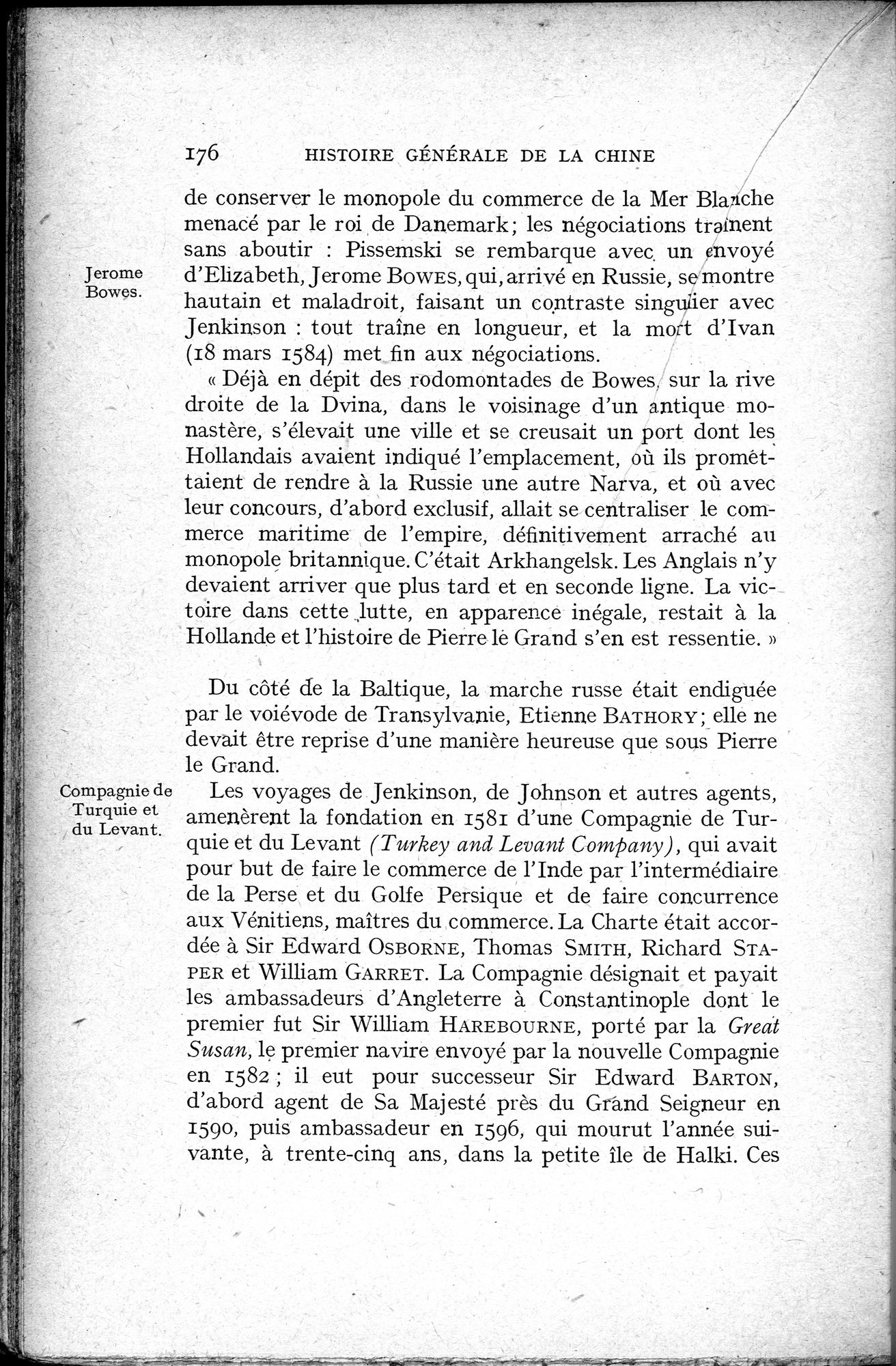 Histoire Générale de la Chine : vol.3 / 178 ページ（白黒高解像度画像）