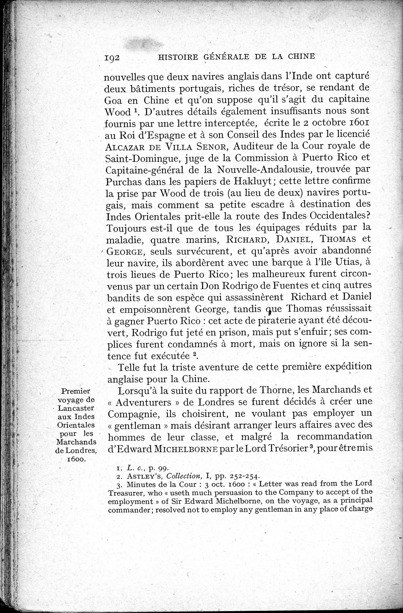 Histoire Générale de la Chine : vol.3 / 194 ページ（白黒高解像度画像）