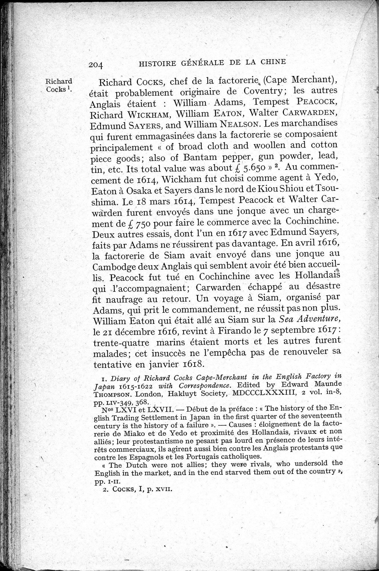 Histoire Générale de la Chine : vol.3 / 206 ページ（白黒高解像度画像）