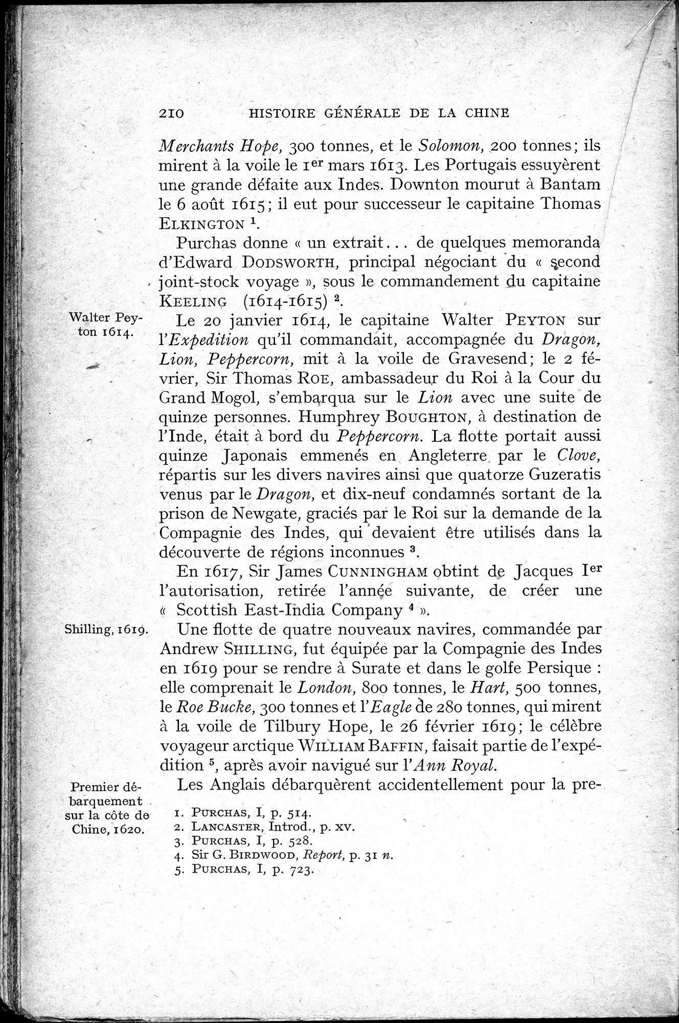 Histoire Générale de la Chine : vol.3 / 212 ページ（白黒高解像度画像）