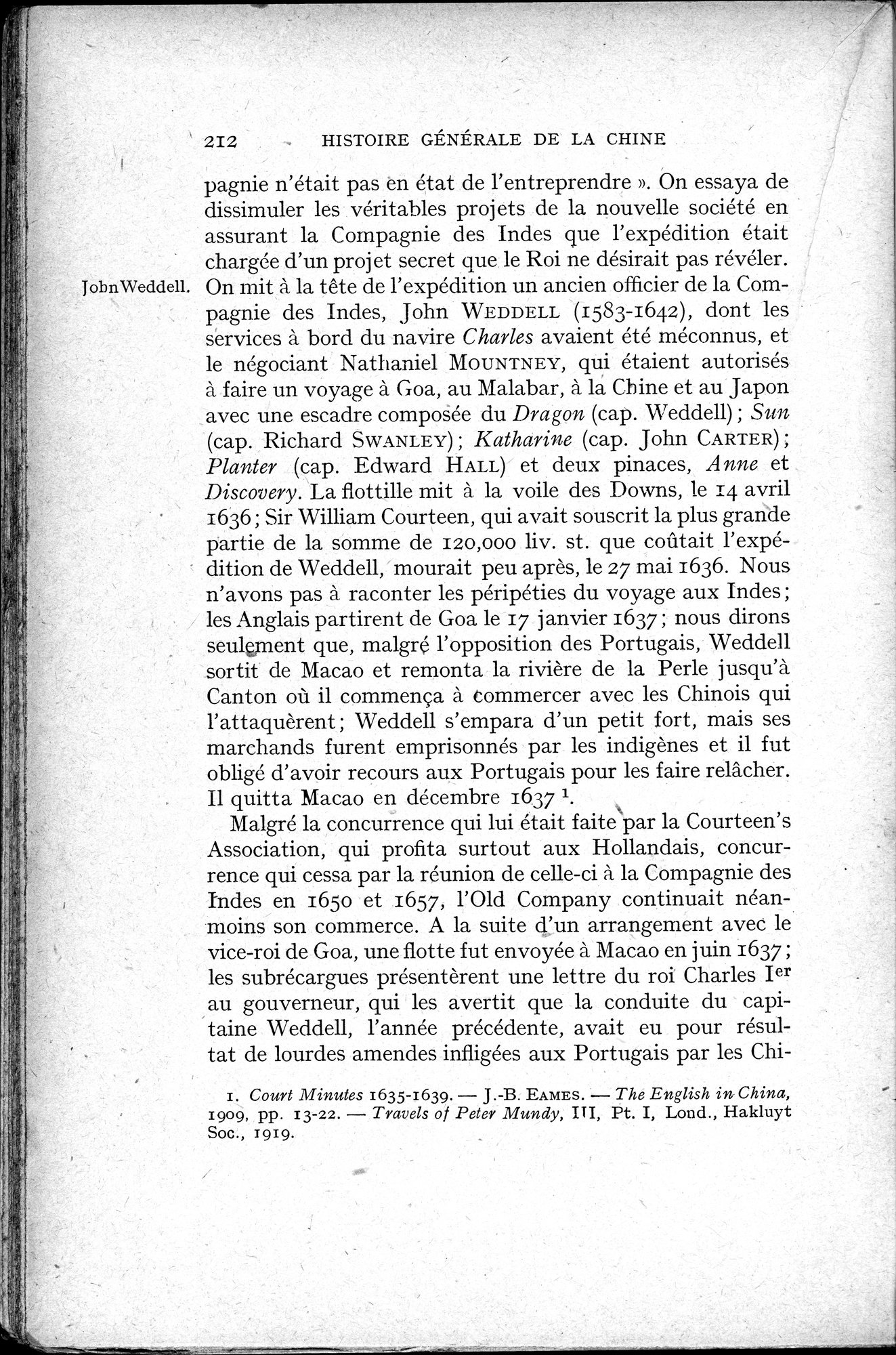 Histoire Générale de la Chine : vol.3 / 214 ページ（白黒高解像度画像）