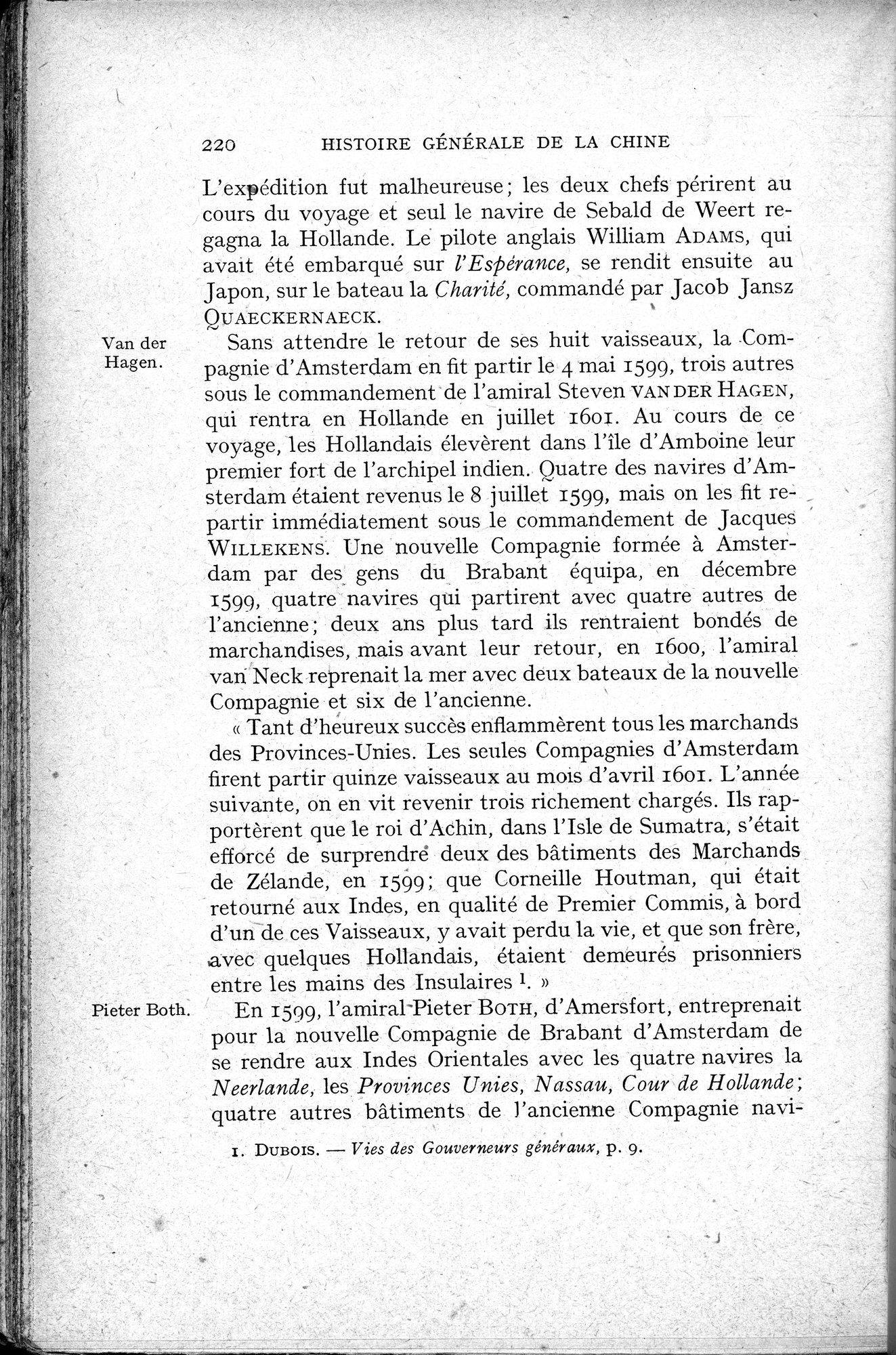 Histoire Générale de la Chine : vol.3 / 222 ページ（白黒高解像度画像）