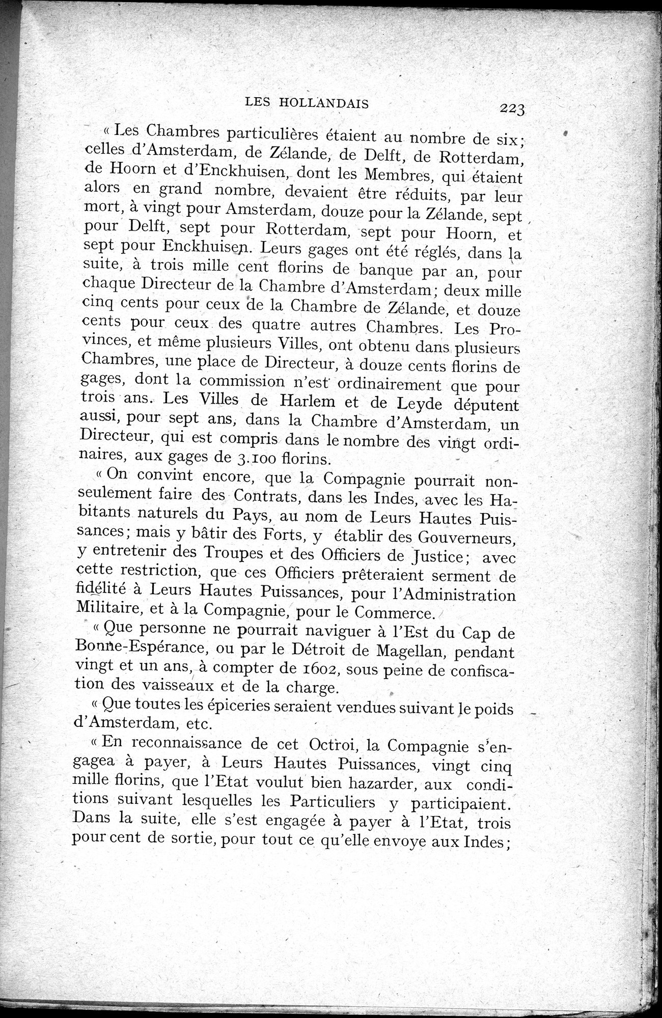Histoire Générale de la Chine : vol.3 / 225 ページ（白黒高解像度画像）