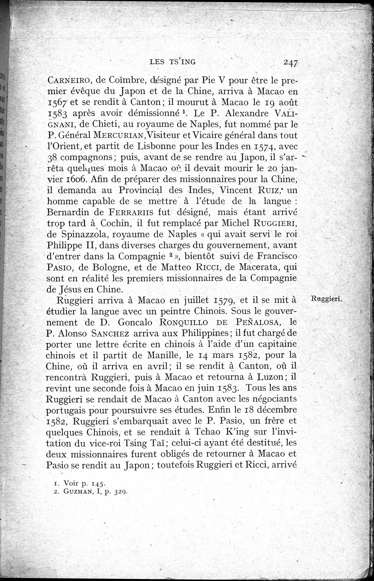 Histoire Générale de la Chine : vol.3 / 249 ページ（白黒高解像度画像）
