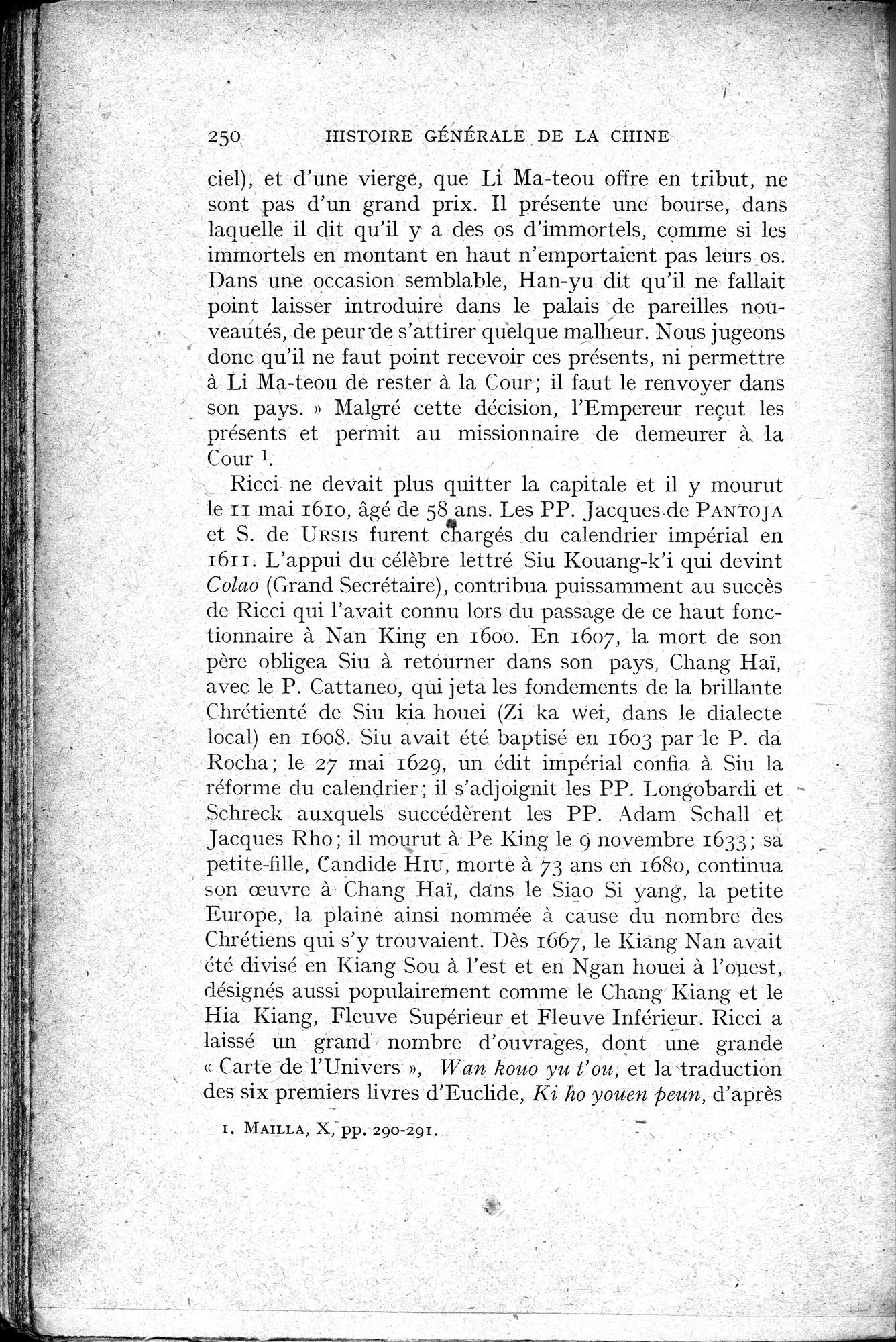 Histoire Générale de la Chine : vol.3 / 252 ページ（白黒高解像度画像）