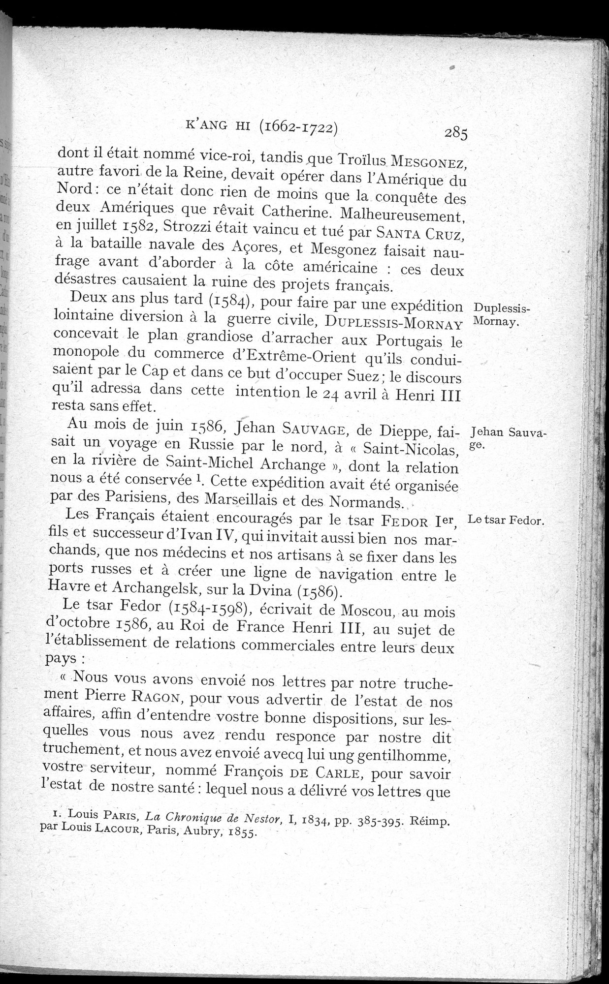 Histoire Générale de la Chine : vol.3 / 287 ページ（白黒高解像度画像）