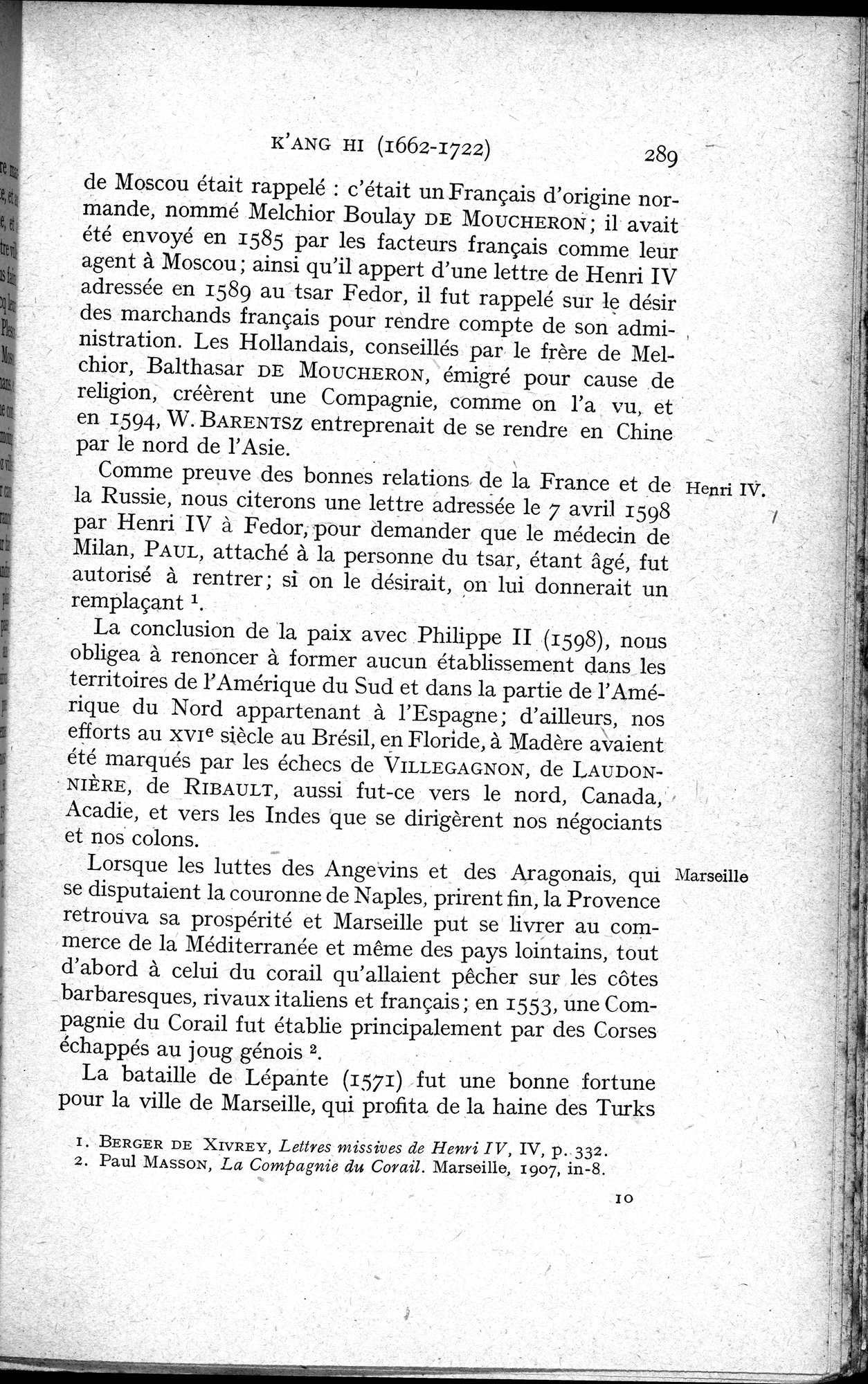 Histoire Générale de la Chine : vol.3 / 291 ページ（白黒高解像度画像）