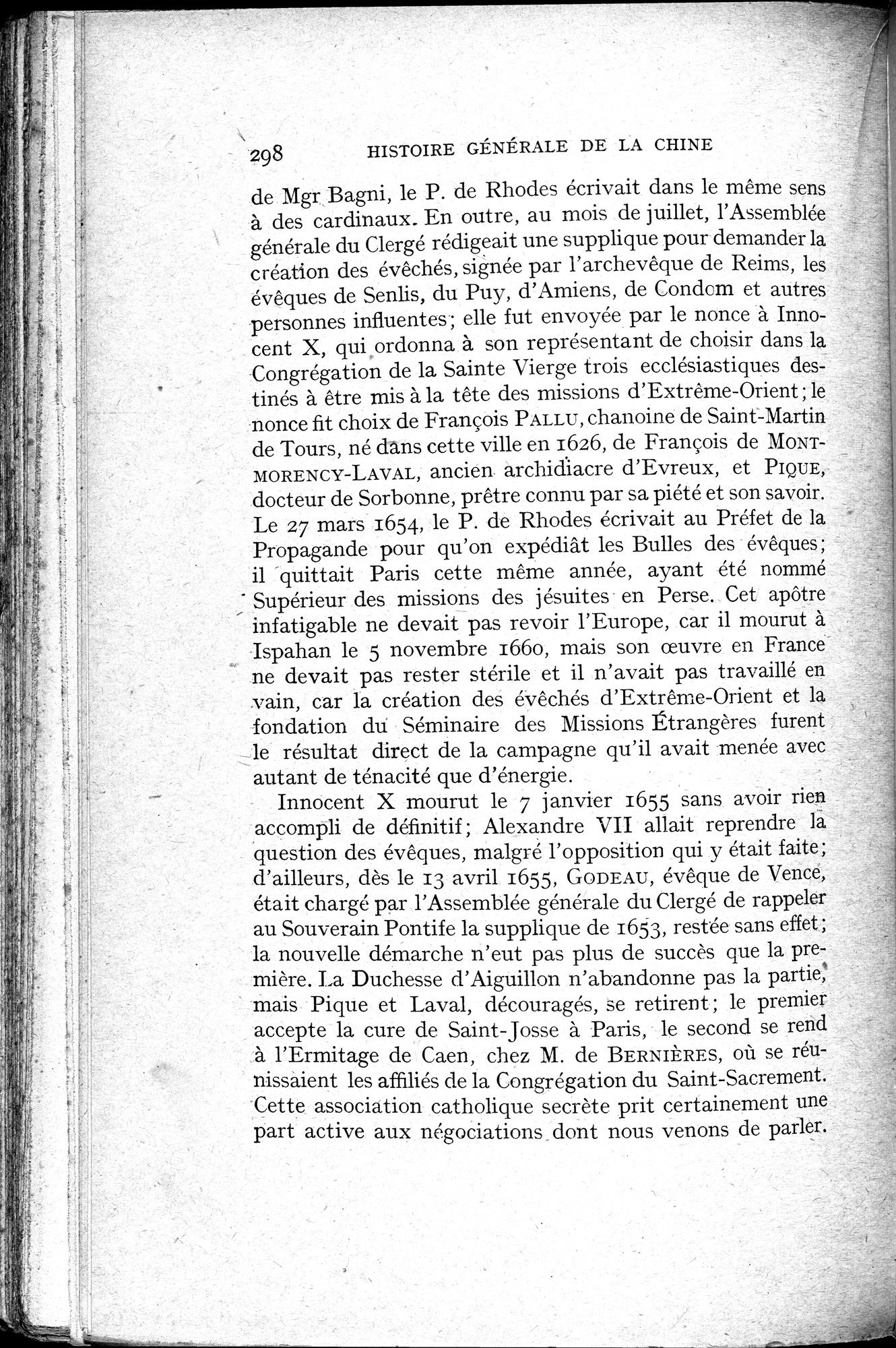 Histoire Générale de la Chine : vol.3 / 300 ページ（白黒高解像度画像）