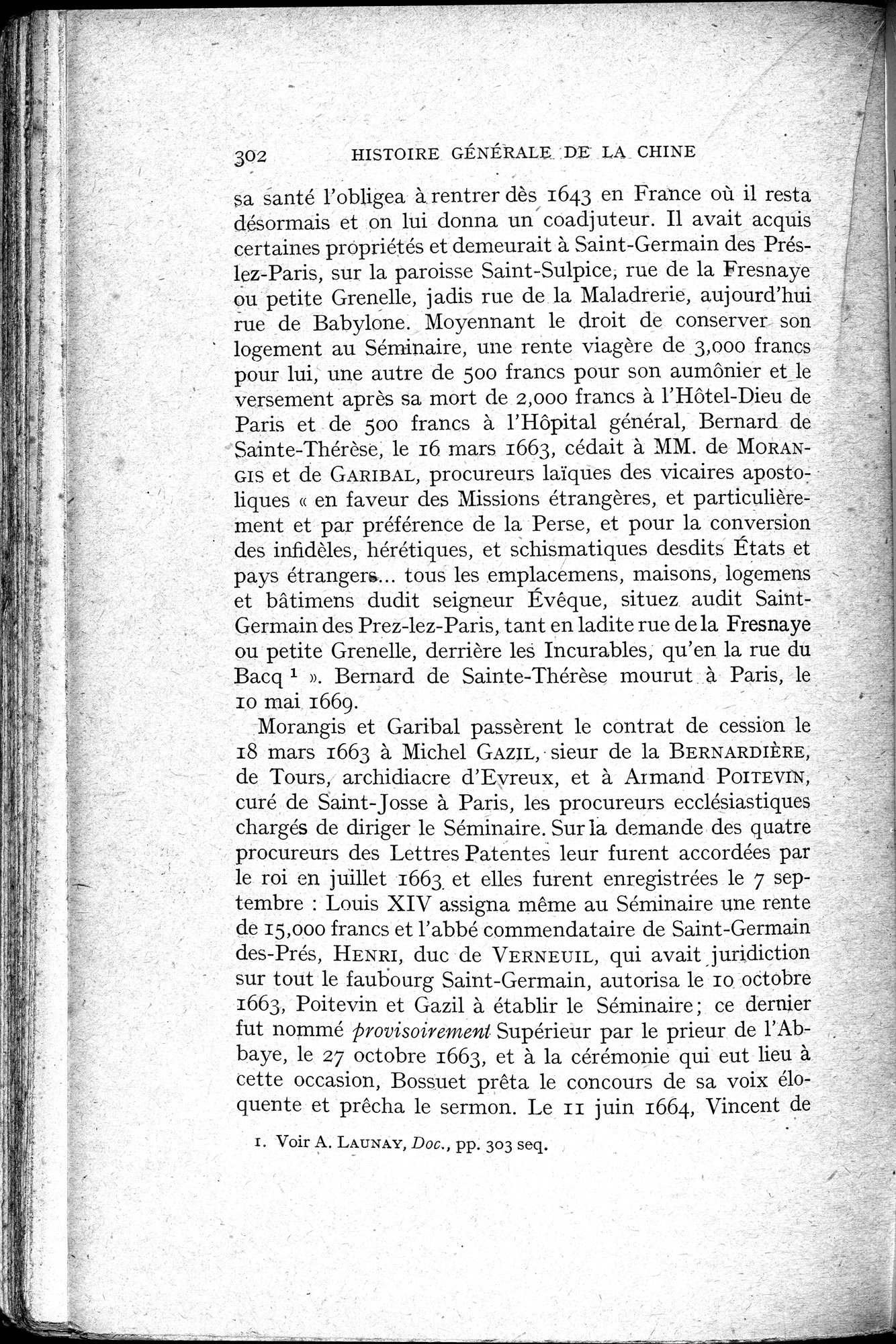 Histoire Générale de la Chine : vol.3 / 304 ページ（白黒高解像度画像）