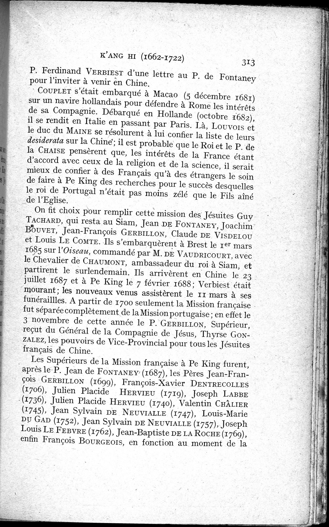 Histoire Générale de la Chine : vol.3 / 315 ページ（白黒高解像度画像）